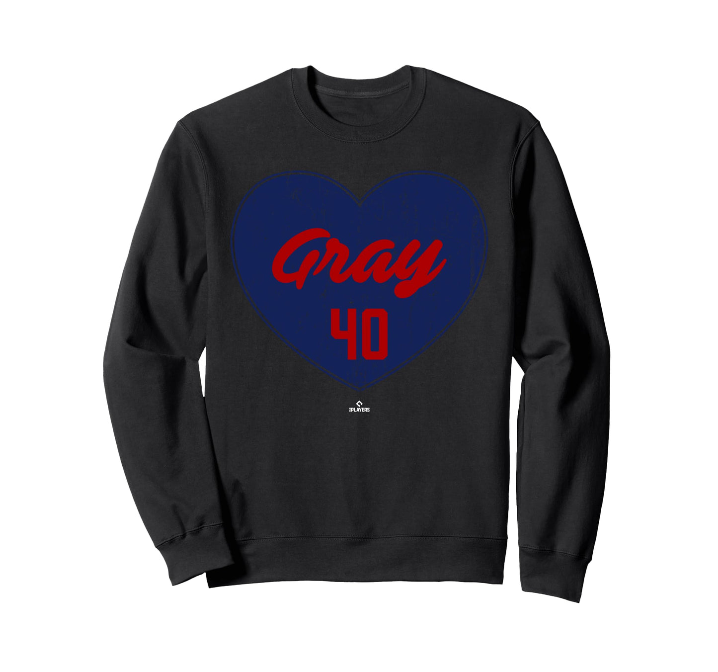 Distressed Heart Josiah Gray Sweatshirt - Novelty Apparel Unisex - T-Shirt, Sweatshirt, Hoodie