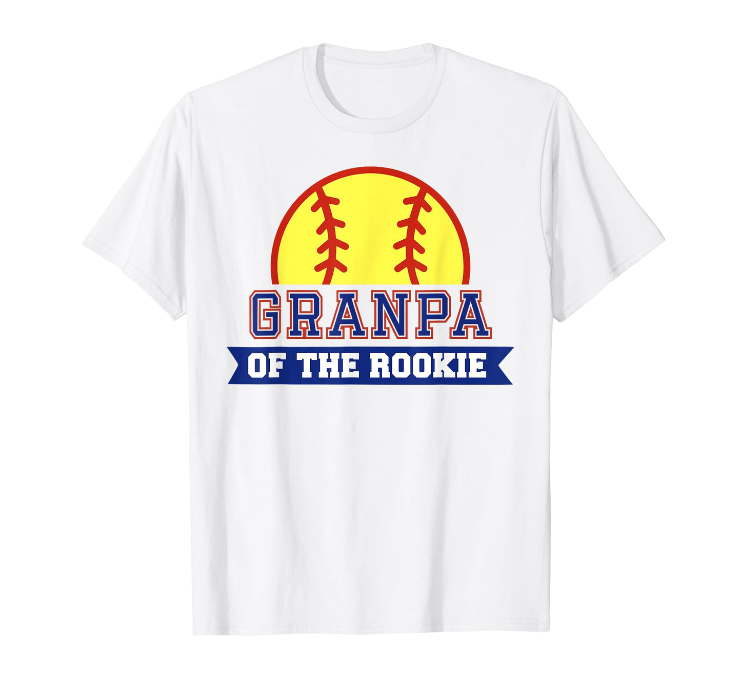Granpa Rookie 1St Birthday Softball T-Shirt - Fun Novelty Design Unisex - T-Shirt, Sweatshirt, Hoodie