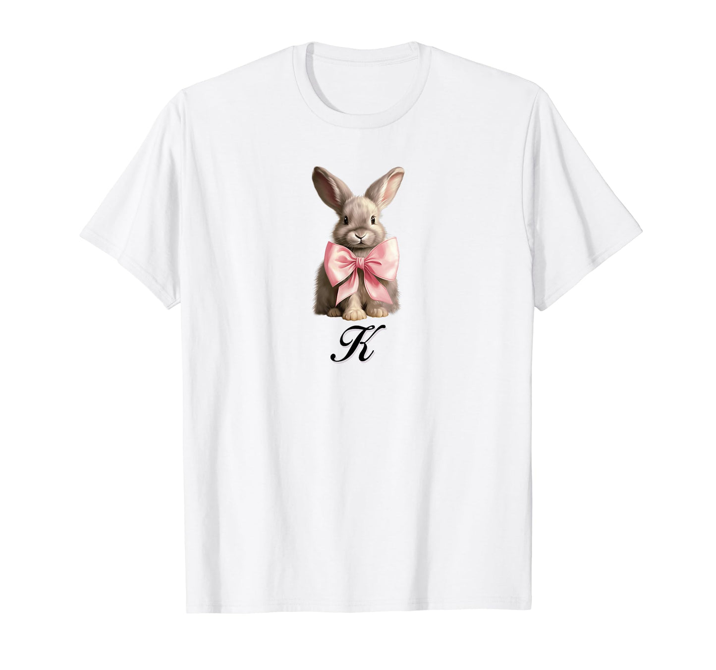 K Bunny Coquette Bow Girlcore Y2K T-Shirt - Aesthetic Graphic Men Women - T-Shirt, Sweatshirt, Hoodie
