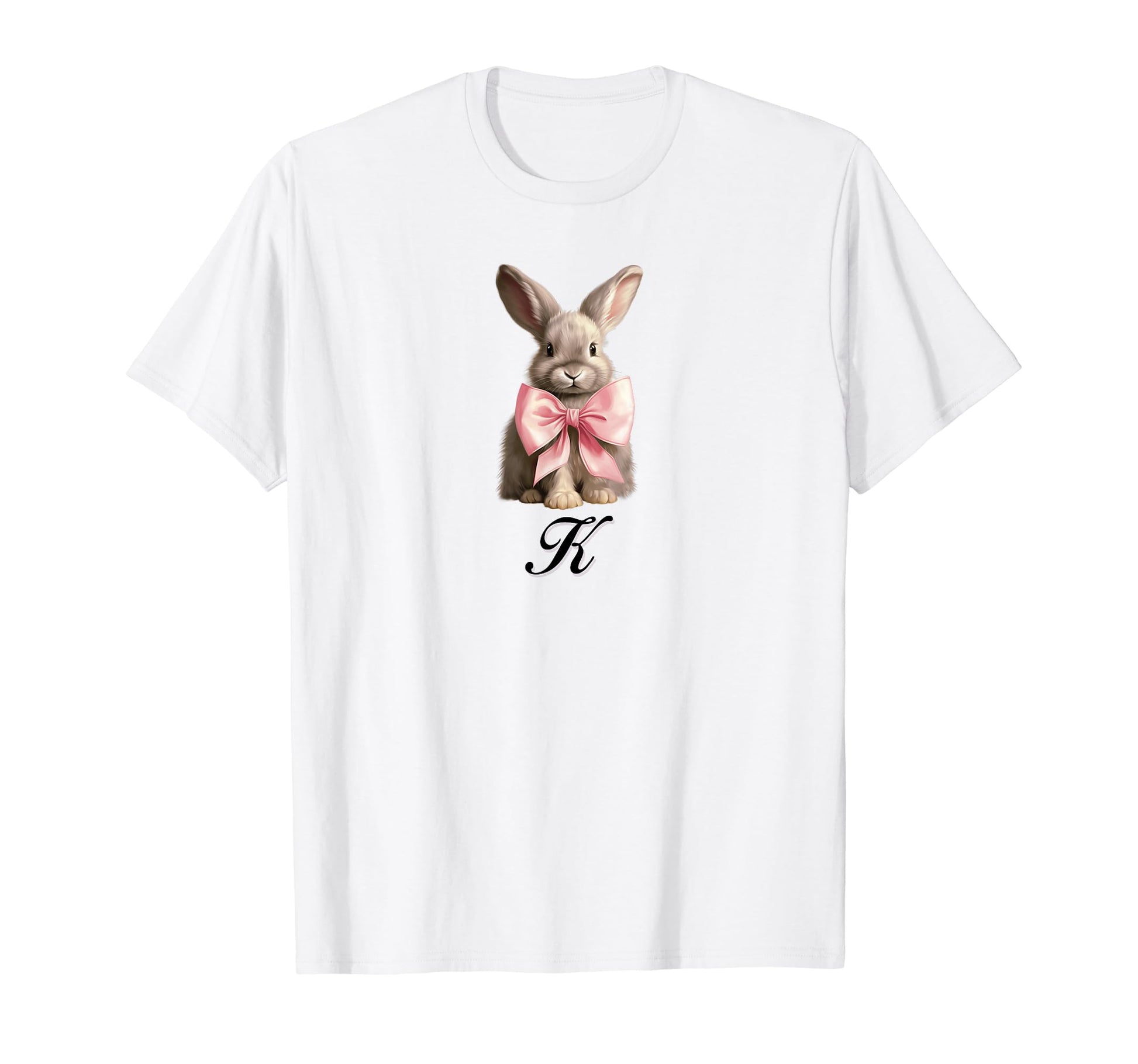 K Bunny Coquette Bow Girlcore Y2K T-Shirt - Aesthetic Graphic Men Women - T-Shirt, Sweatshirt, Hoodie
