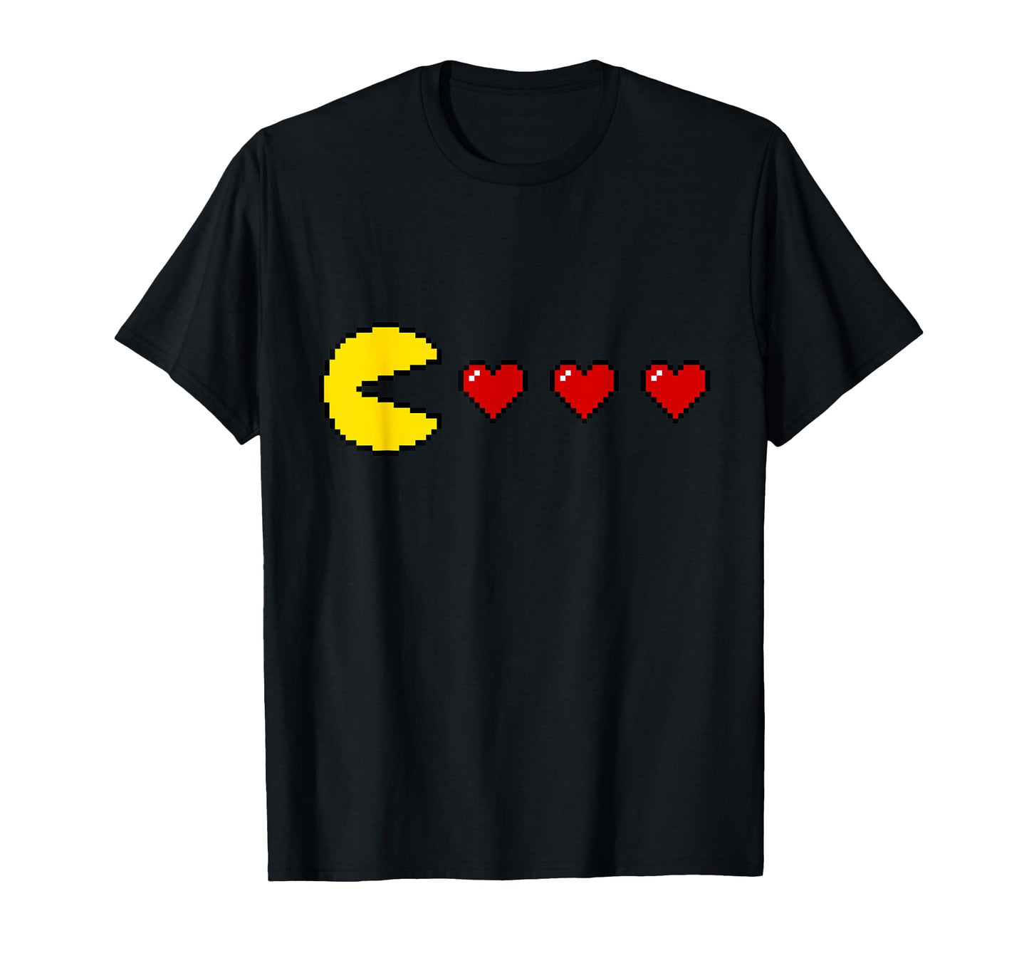 Funny 80S Arcade 8 Bit Game Valentine Heart T-Shirt - Unique Graphic Unisex - T-Shirt, Sweatshirt, Hoodie