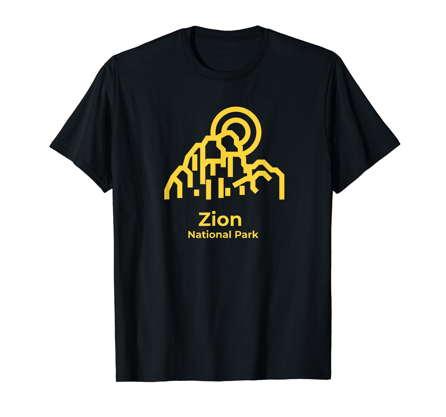 Zion National Park Utah Minimalist T-Shirt - Graphic Print for Adults - T-Shirt, Sweatshirt, Hoodie