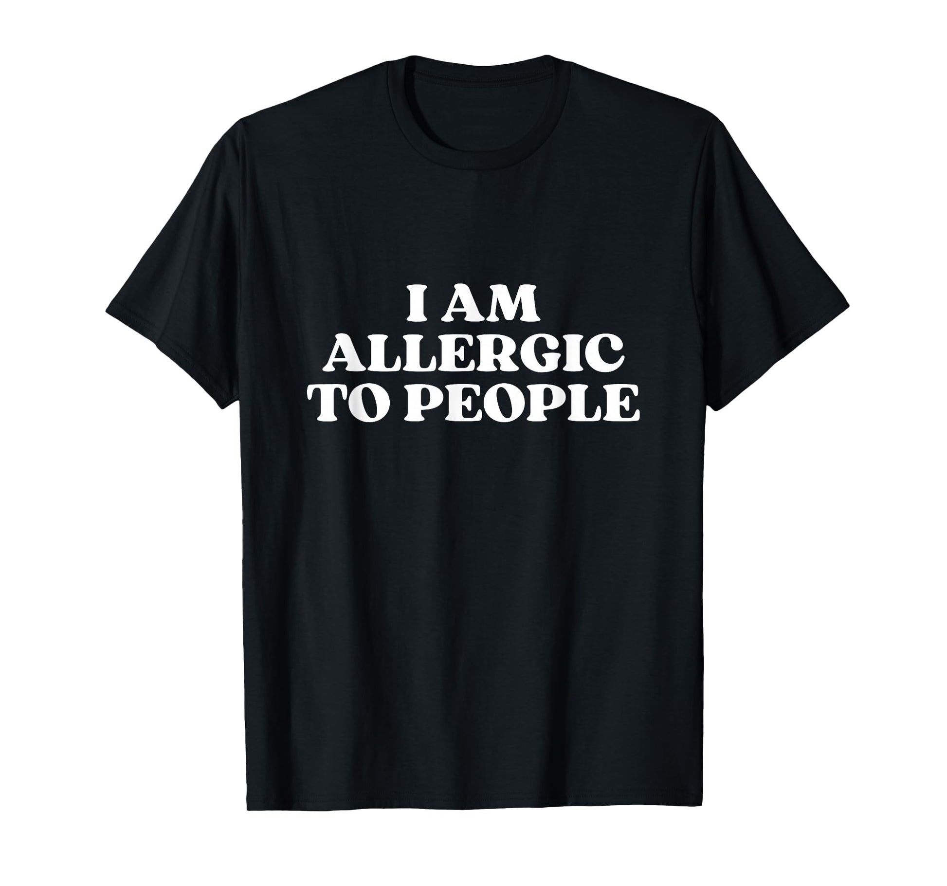 I Am Allergic To People Y2K T-Shirt - Custom Art Print for Adults - T-Shirt, Sweatshirt, Hoodie
