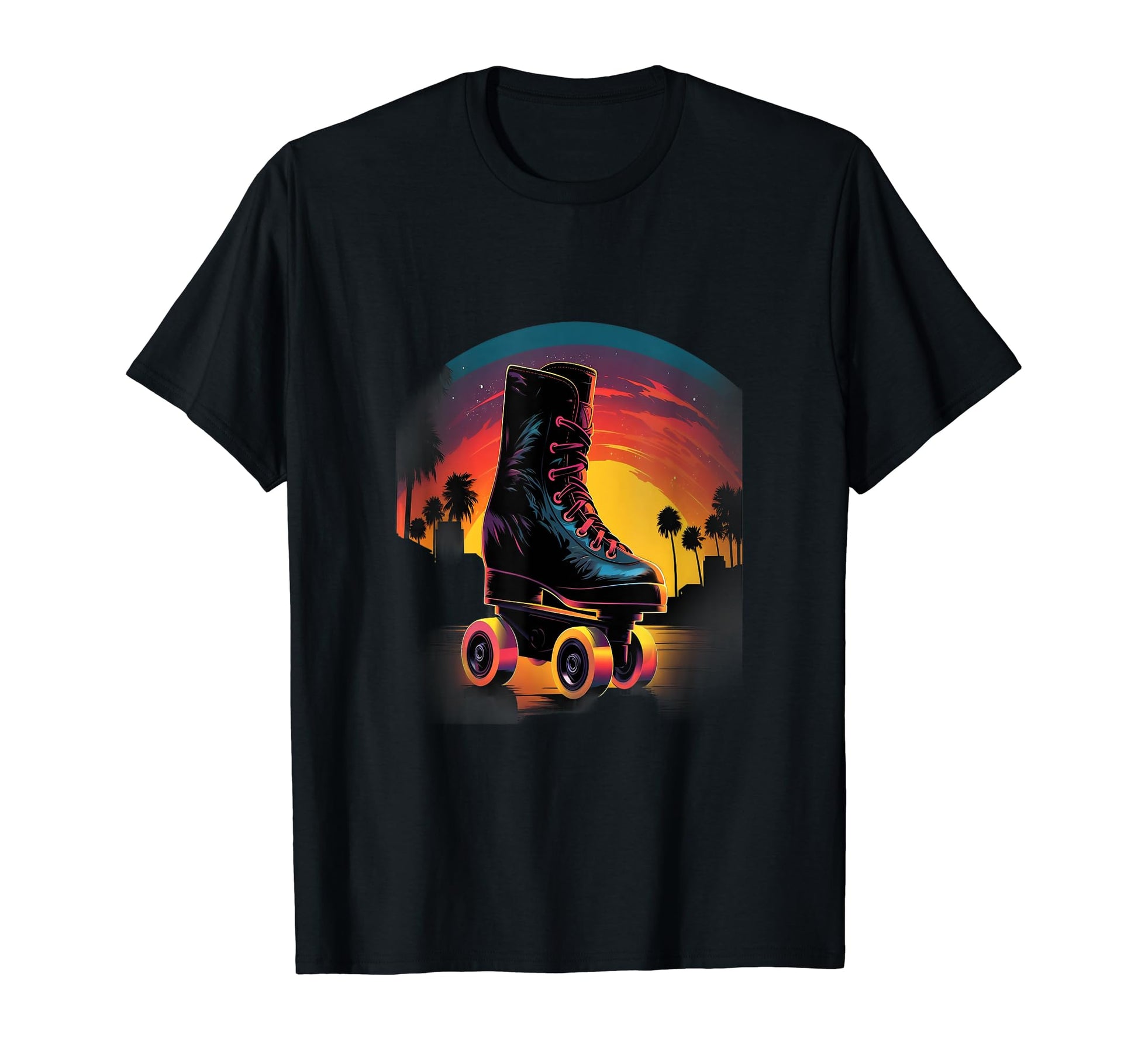 Roller Skates Roller Skating Skater T-Shirt - Custom Art Print for Adults - T-Shirt, Sweatshirt, Hoodie