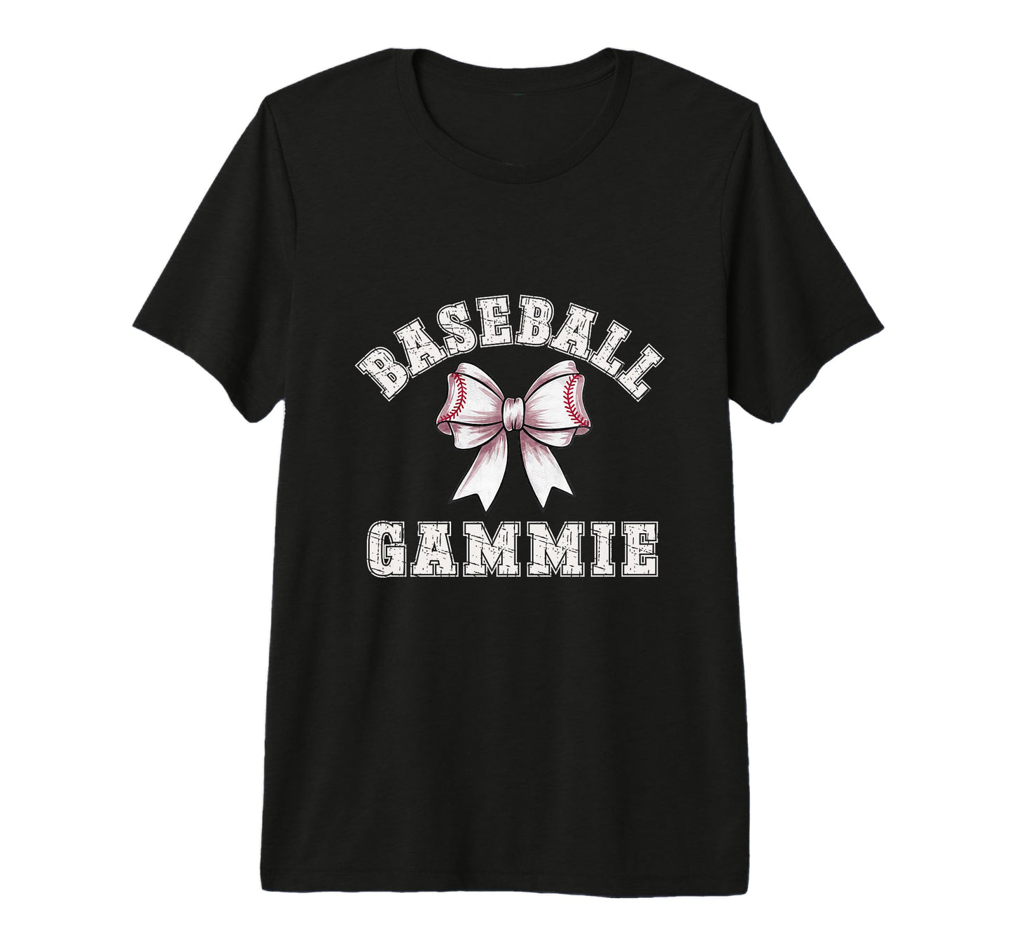 Coquette Baseball Gammie Bow Game Day T-Shirt - Trendy Graphic for Adults - T-Shirt, Sweatshirt, Hoodie