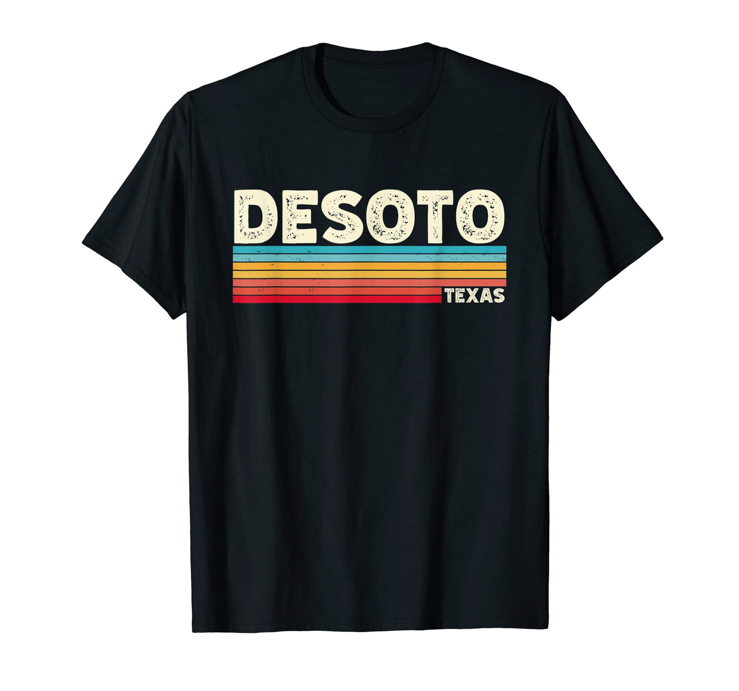 Native Desoto Texas Tx Stripes State T-Shirt - Unique Graphic for Adults - T-Shirt, Sweatshirt, Hoodie