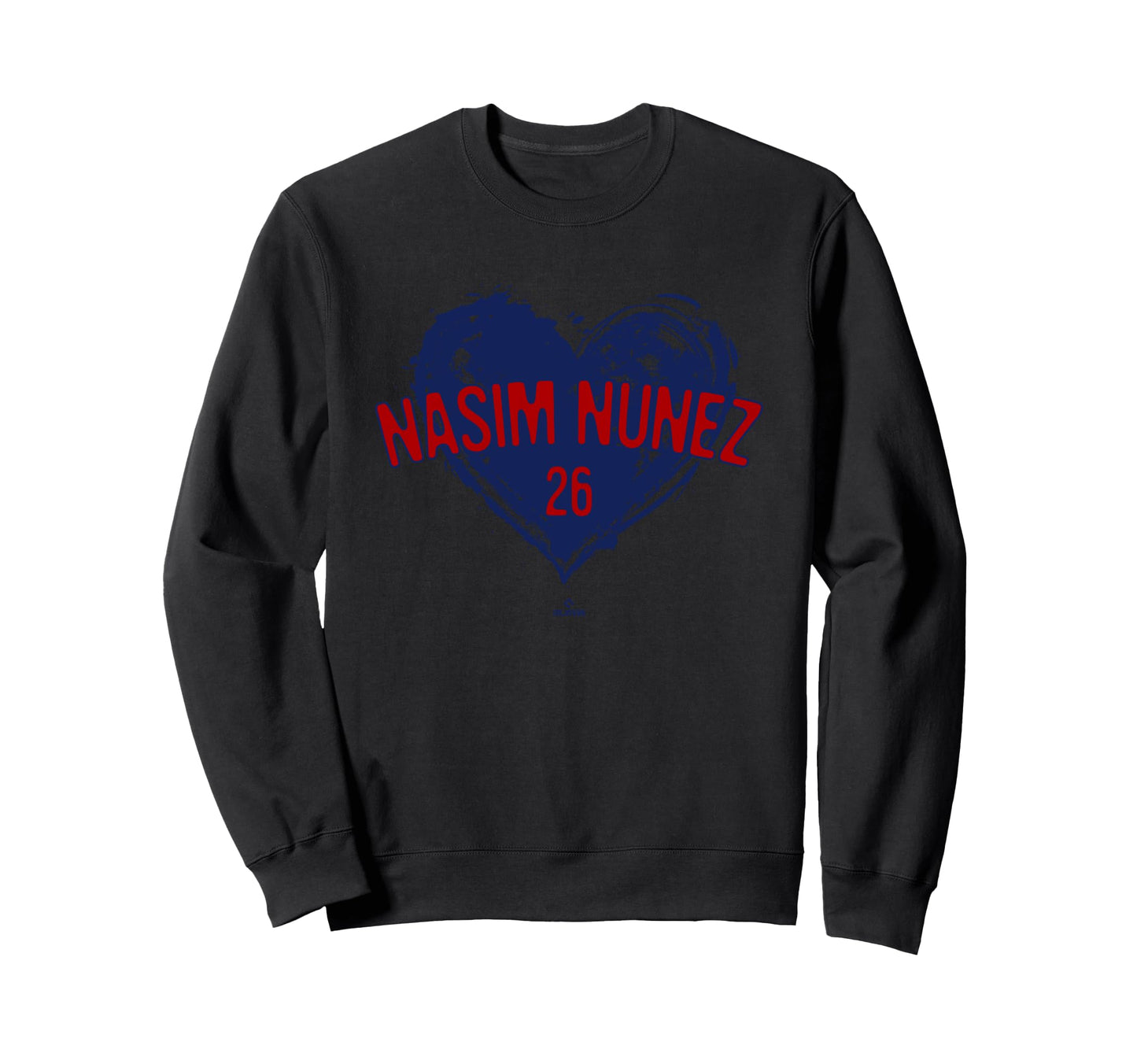Distressed Heart Nasim Nu Ez Sweatshirt - Minimalist Print Men Women - T-Shirt, Sweatshirt, Hoodie
