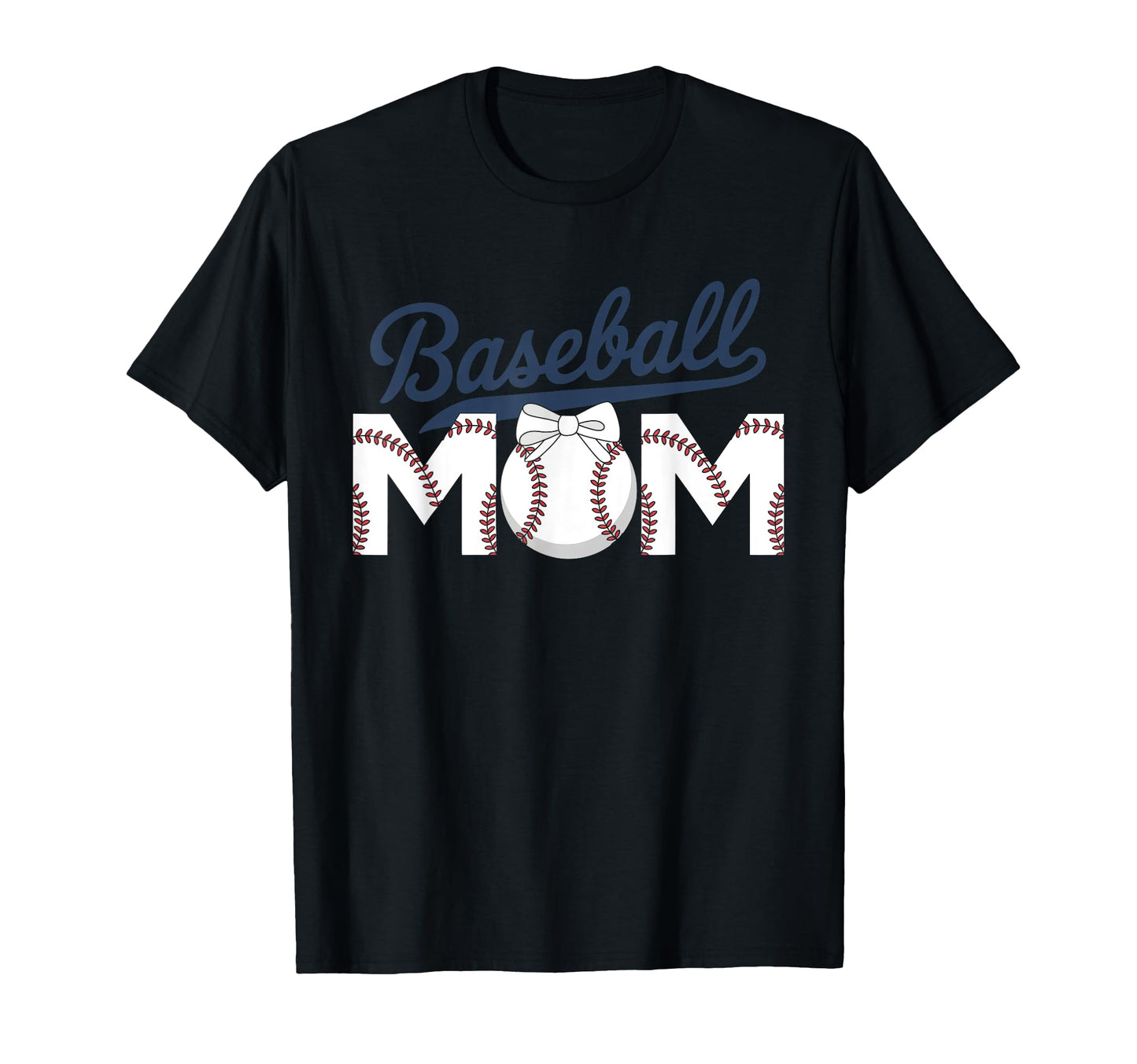 Baseball Mama Coquette Bow Game Day T-Shirt - Minimalist Print Unisex - T-Shirt, Sweatshirt, Hoodie