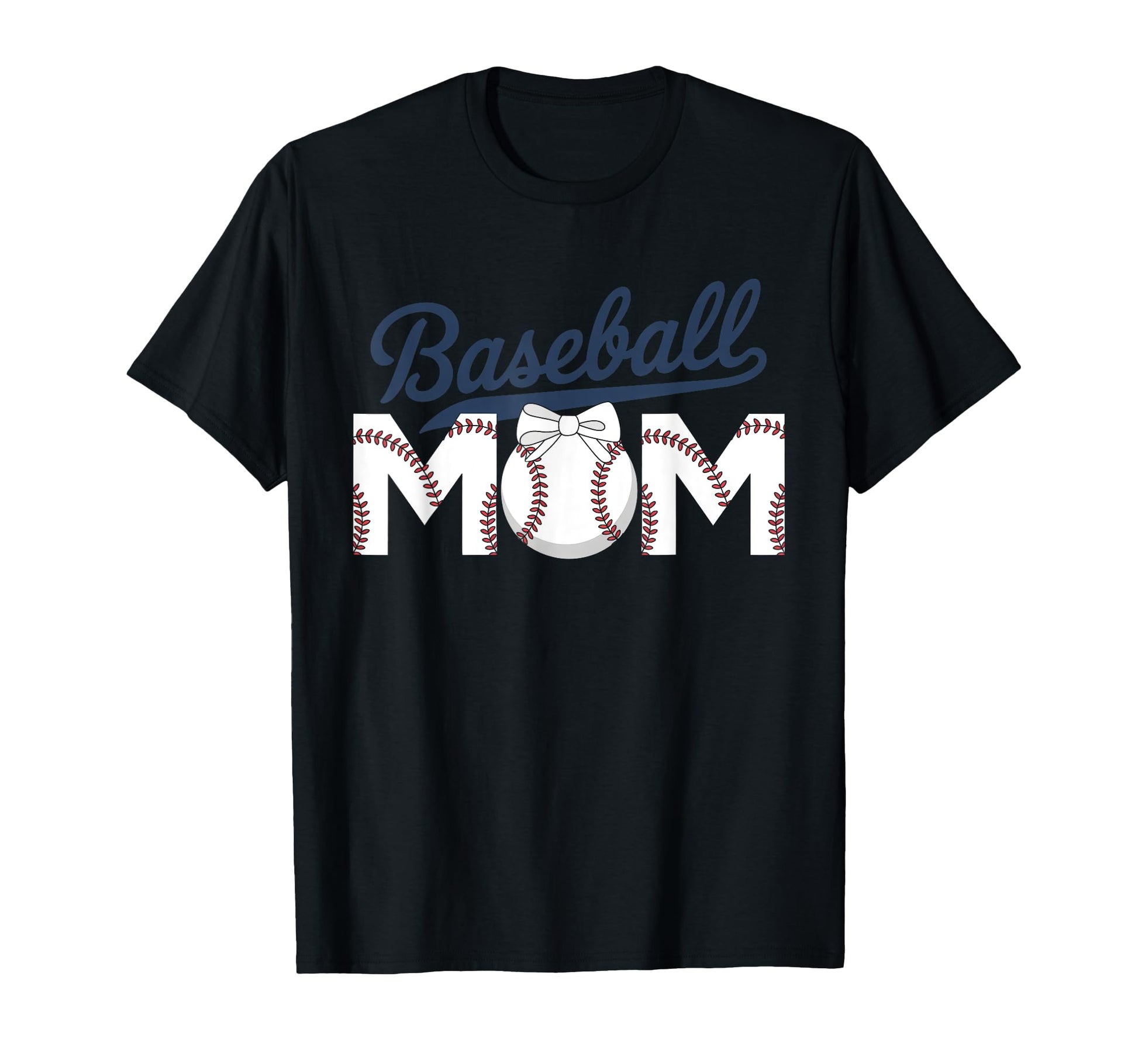 Baseball Mama Coquette Bow Game Day T-Shirt - Minimalist Print Unisex - T-Shirt, Sweatshirt, Hoodie