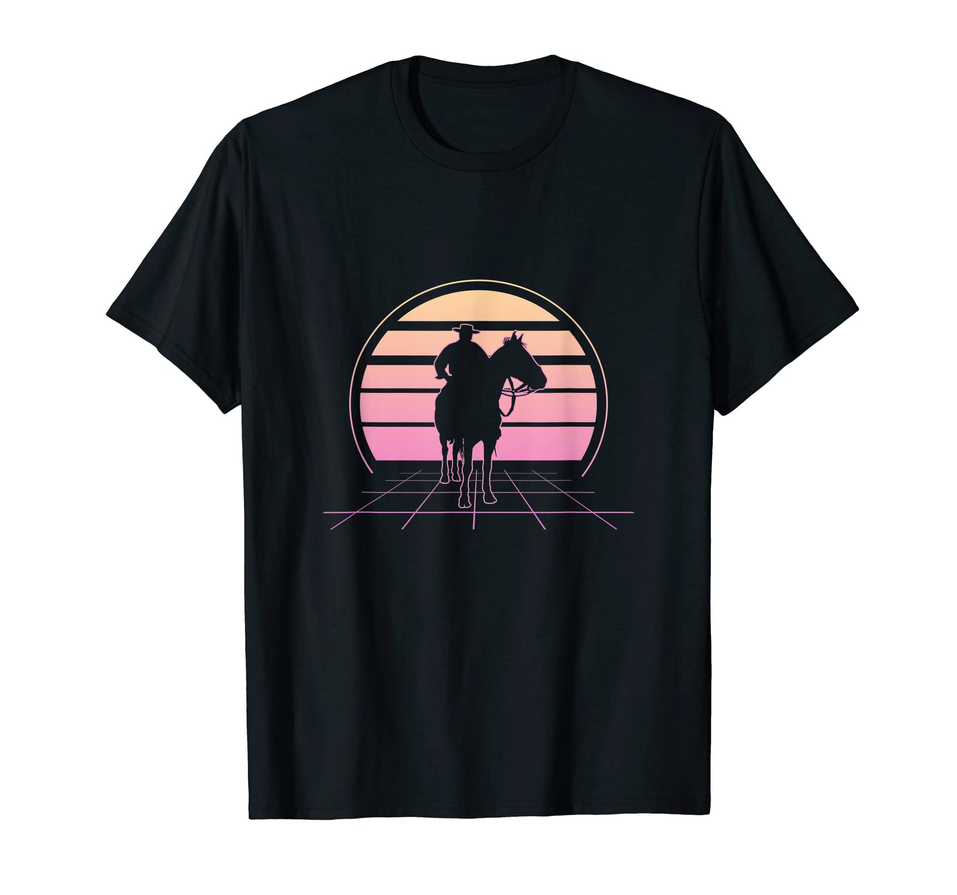 Cowboy Cowgirl Rodeo Horseback T-Shirt - Casual Everyday Wear Unisex - T-Shirt, Sweatshirt, Hoodie