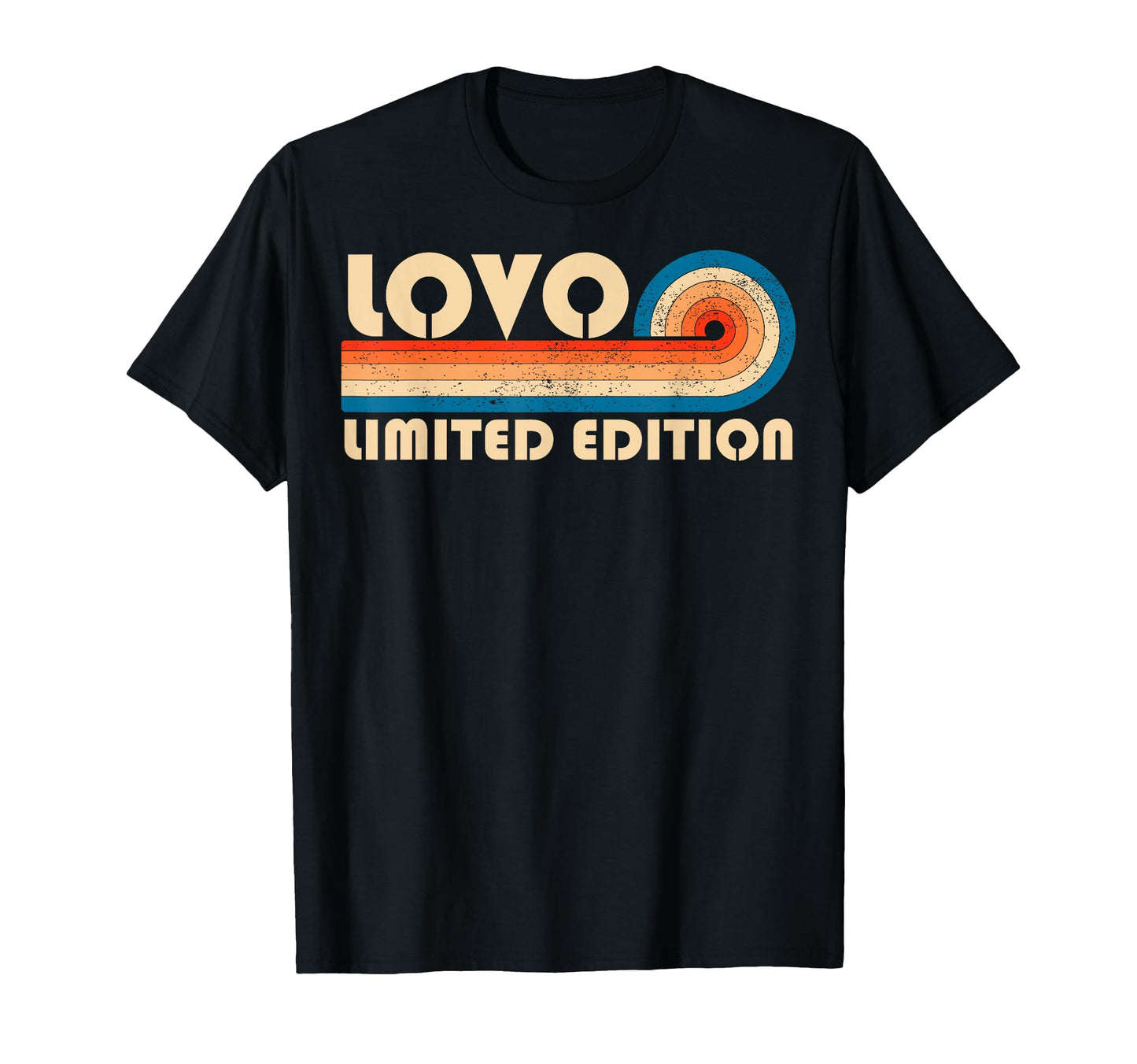 Lovo 70S 80S Sunset Stripe T-Shirt - Aesthetic Graphic for Adults - T-Shirt, Sweatshirt, Hoodie