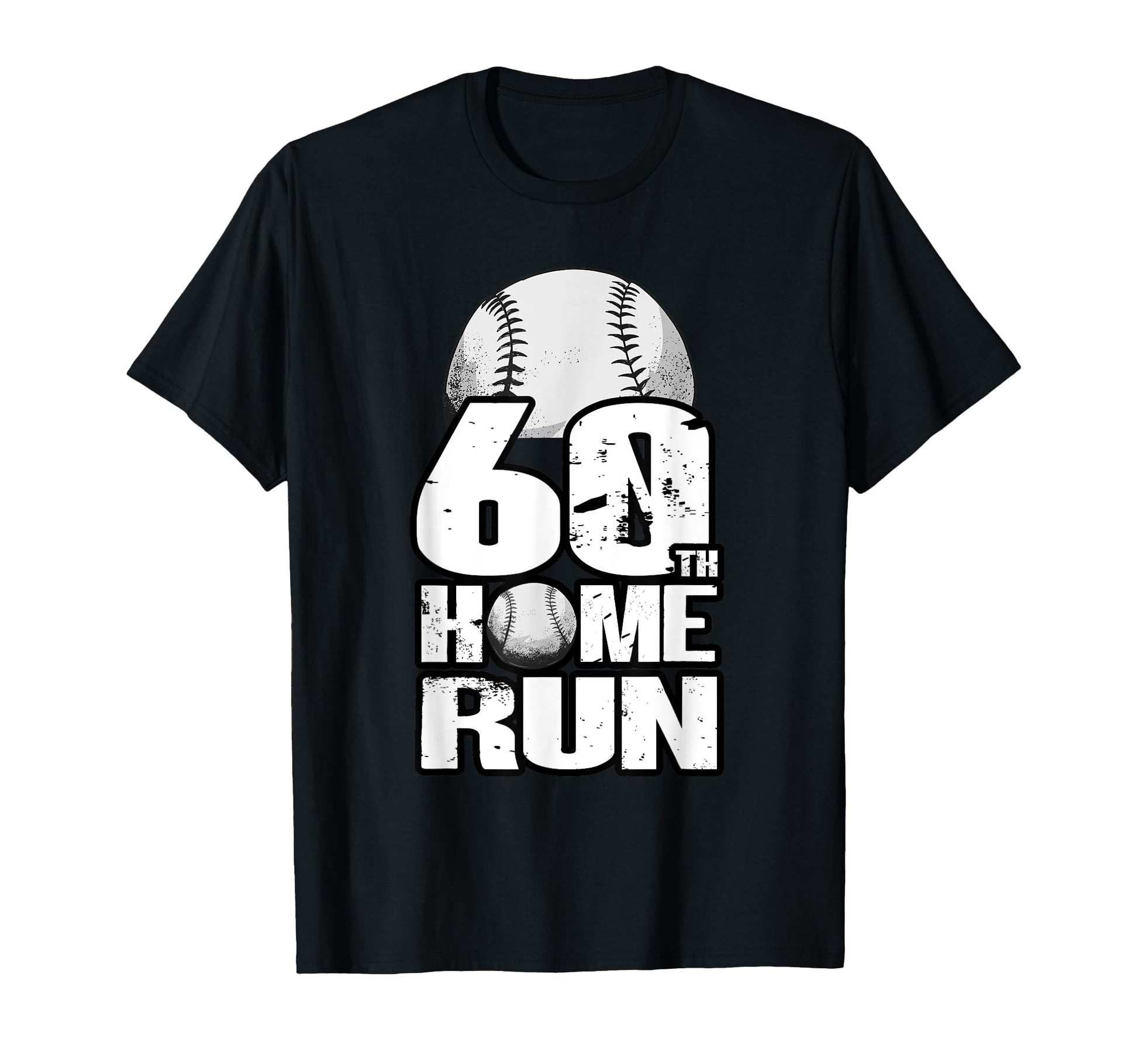 60 Years Old Baseball 60Th Birthday T-Shirt - Unique Graphic Men Women - T-Shirt, Sweatshirt, Hoodie