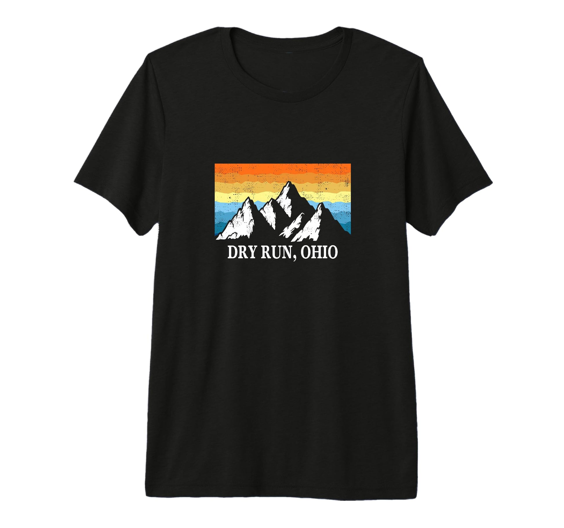 Dry Run Ohio Mountain Hiking T-Shirt - Casual Everyday Wear for Adults - T-Shirt, Sweatshirt, Hoodie