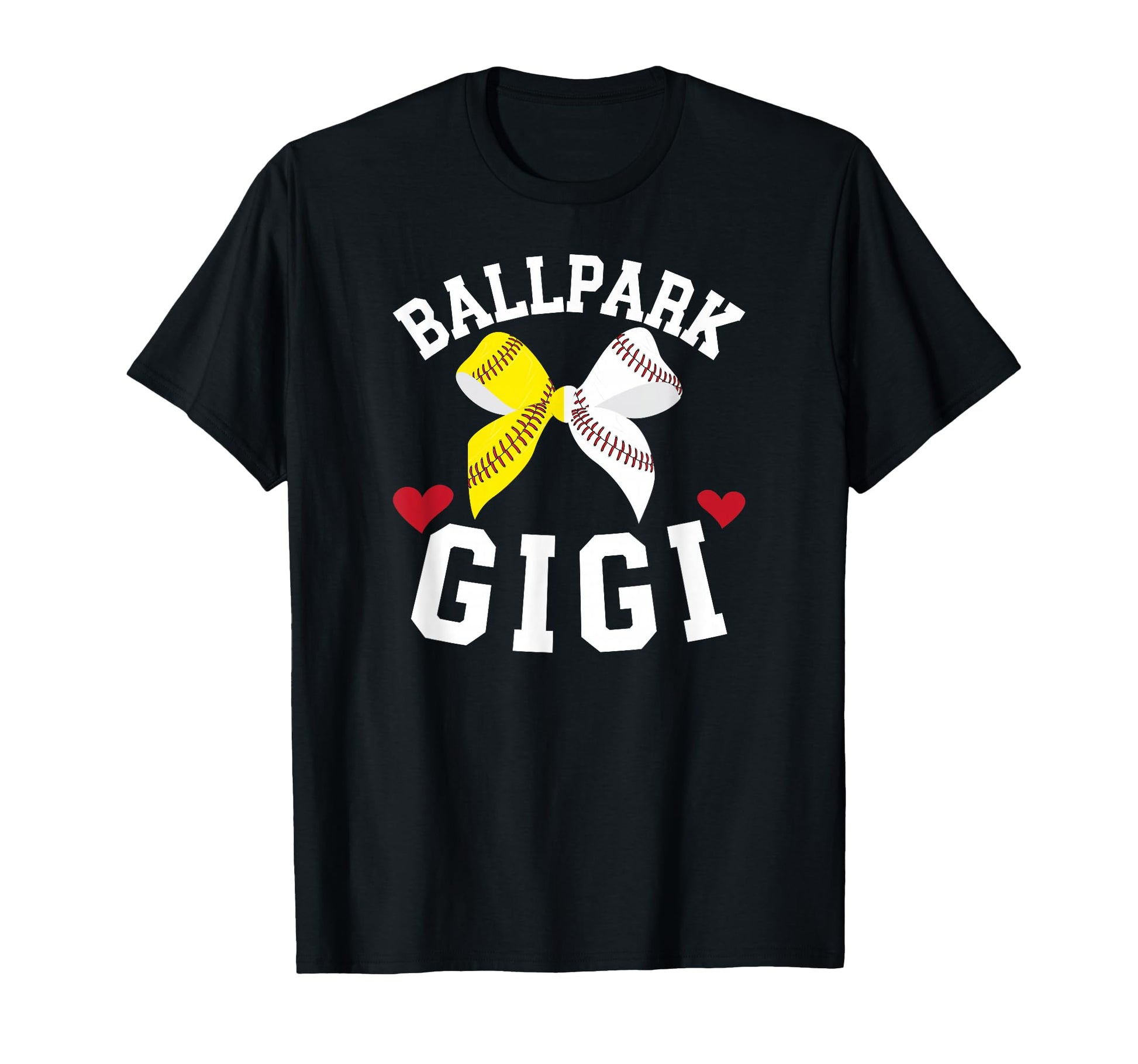 Ballpark Gigi Grandma Softball T-Shirt - Minimalist Print for Adults - T-Shirt, Sweatshirt, Hoodie