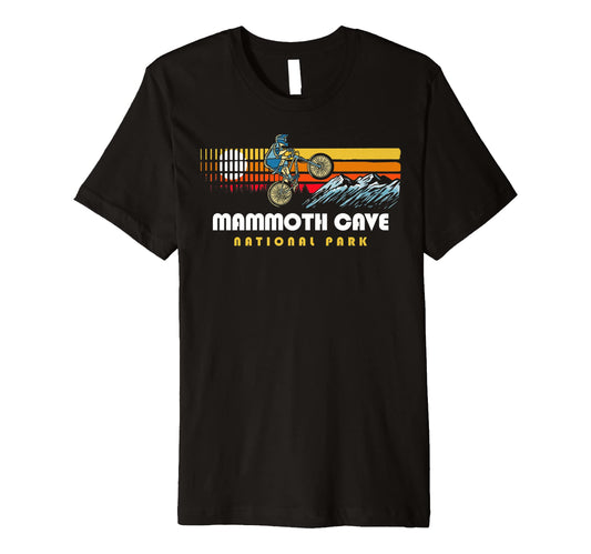 80S Mammoth Cave National Park Mountain T-Shirt - Trendy Graphic Unisex - T-Shirt, Sweatshirt, Hoodie
