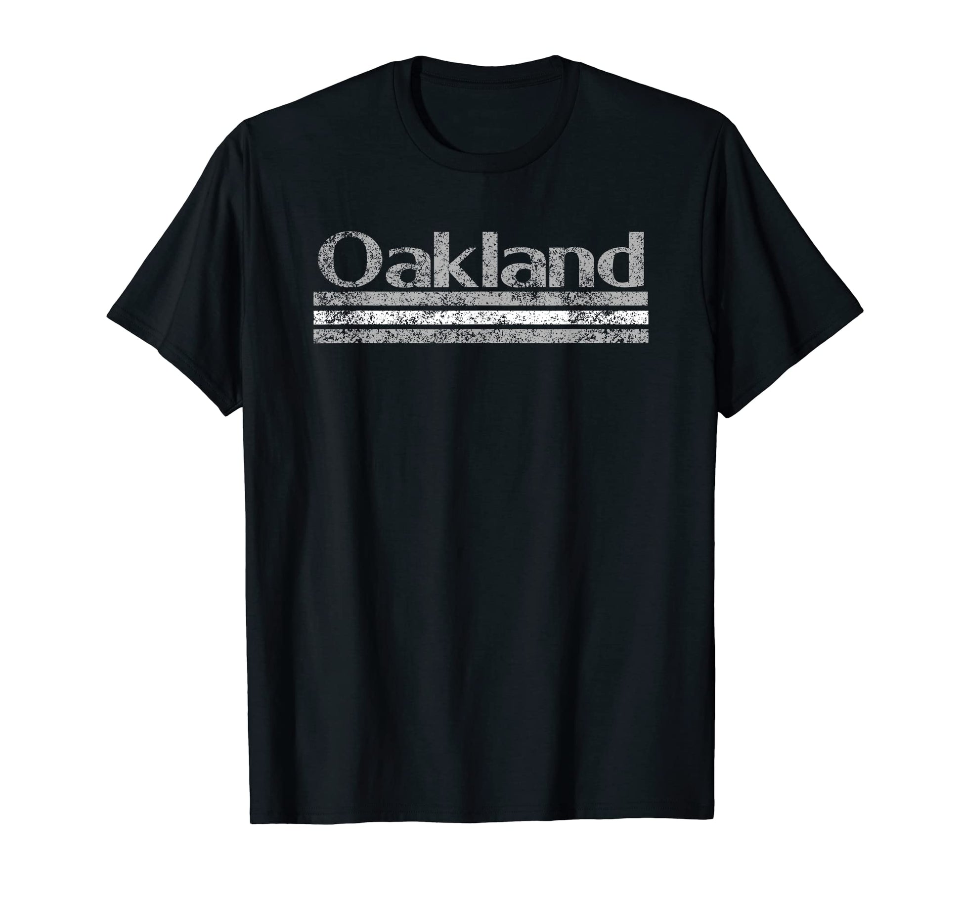 Oakland California Weathered Stripe T-Shirt - Custom Art Print for Adults - T-Shirt, Sweatshirt, Hoodie