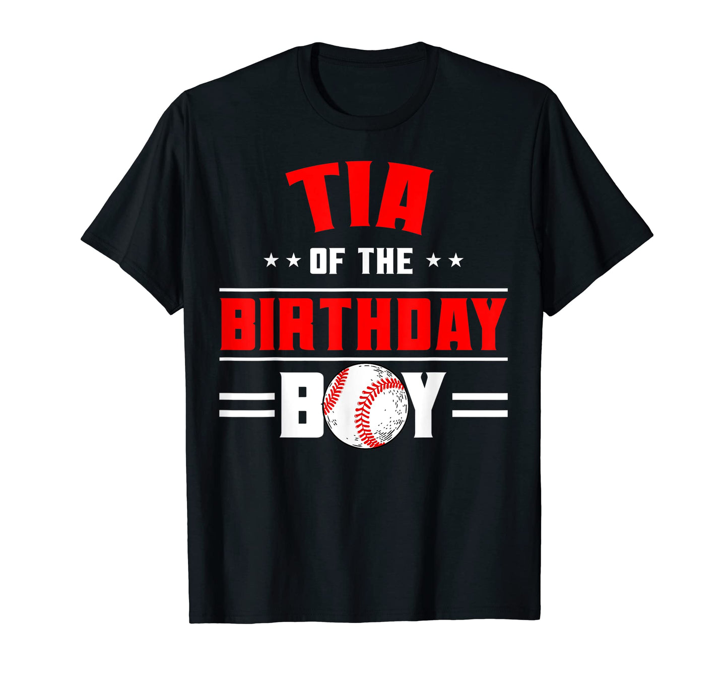 Tia Birthday Baseball Theme Family T-Shirt - Novelty Apparel for Adults - T-Shirt, Sweatshirt, Hoodie
