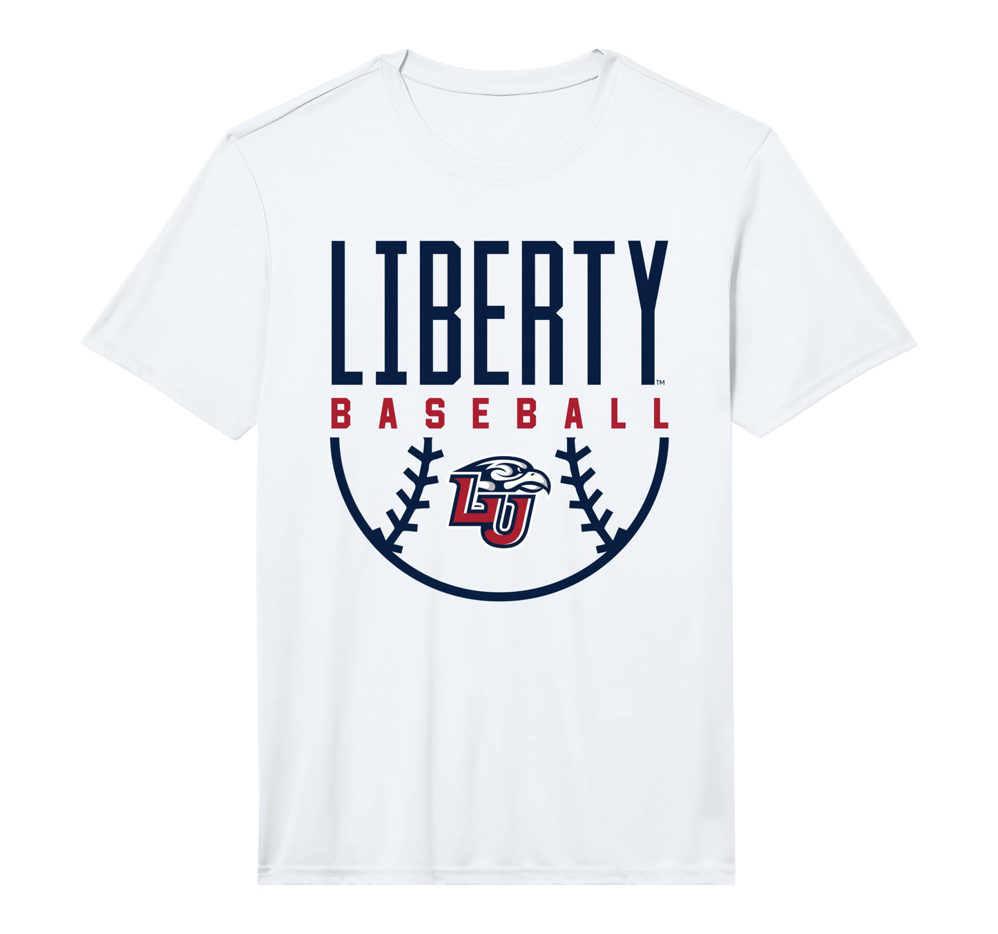 Liberty University Flames Baseball T-Shirt - Minimalist Print for Adults - T-Shirt, Sweatshirt, Hoodie