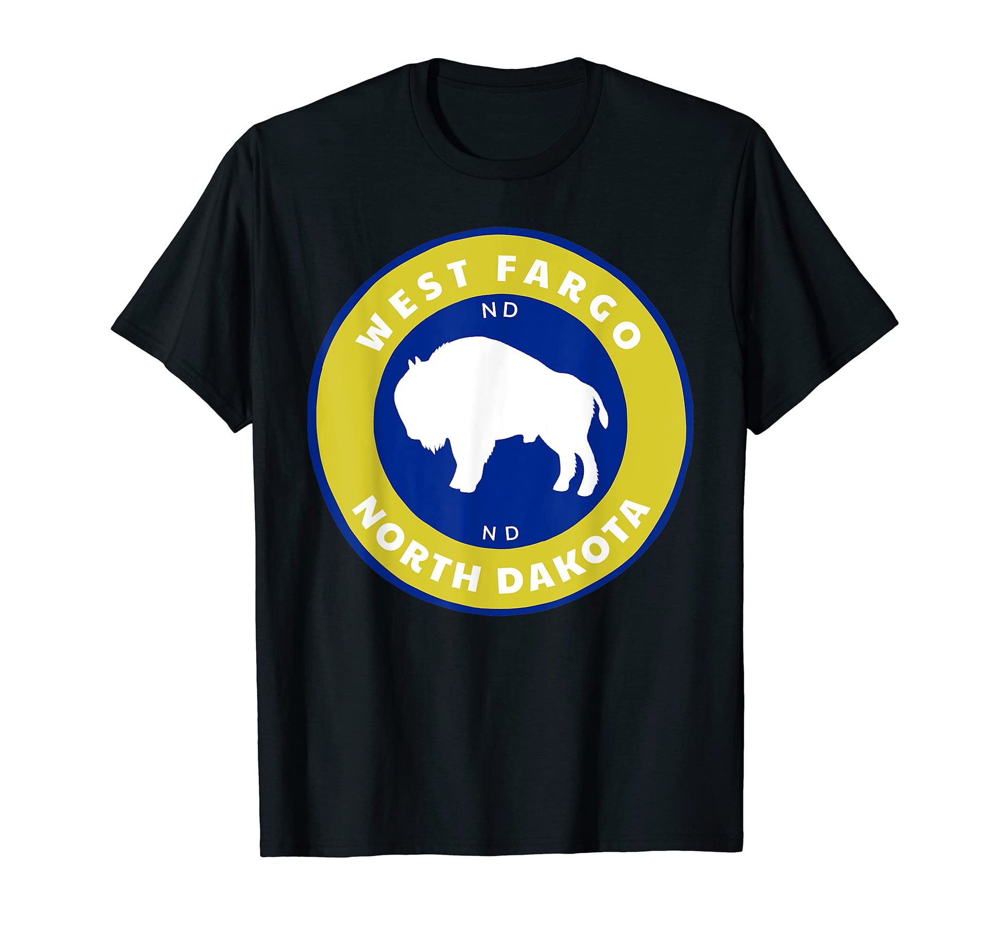 West Fargo North Dakota Nd Bison Buffalo T-Shirt - Unique Graphic Unisex - T-Shirt, Sweatshirt, Hoodie