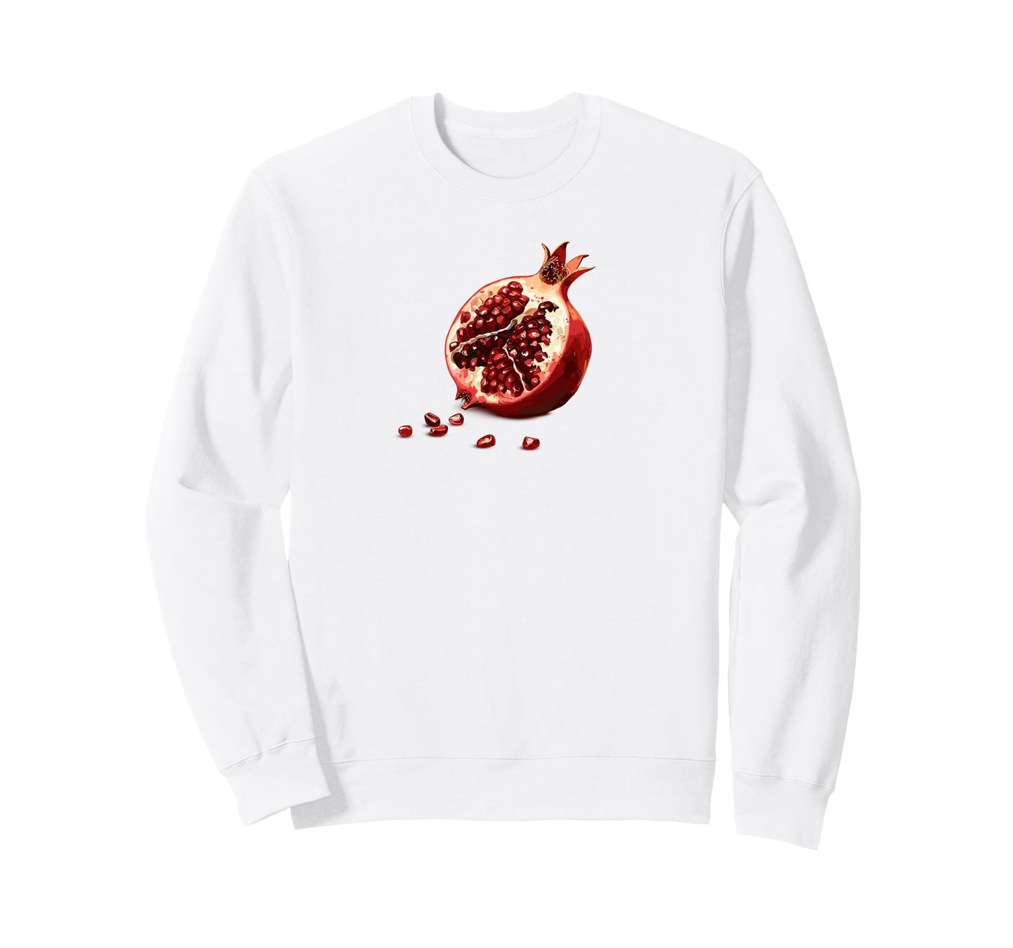 Pomegranate Fruit Lovers Y2K Sweatshirt - Custom Art Print Men Women - T-Shirt, Sweatshirt, Hoodie