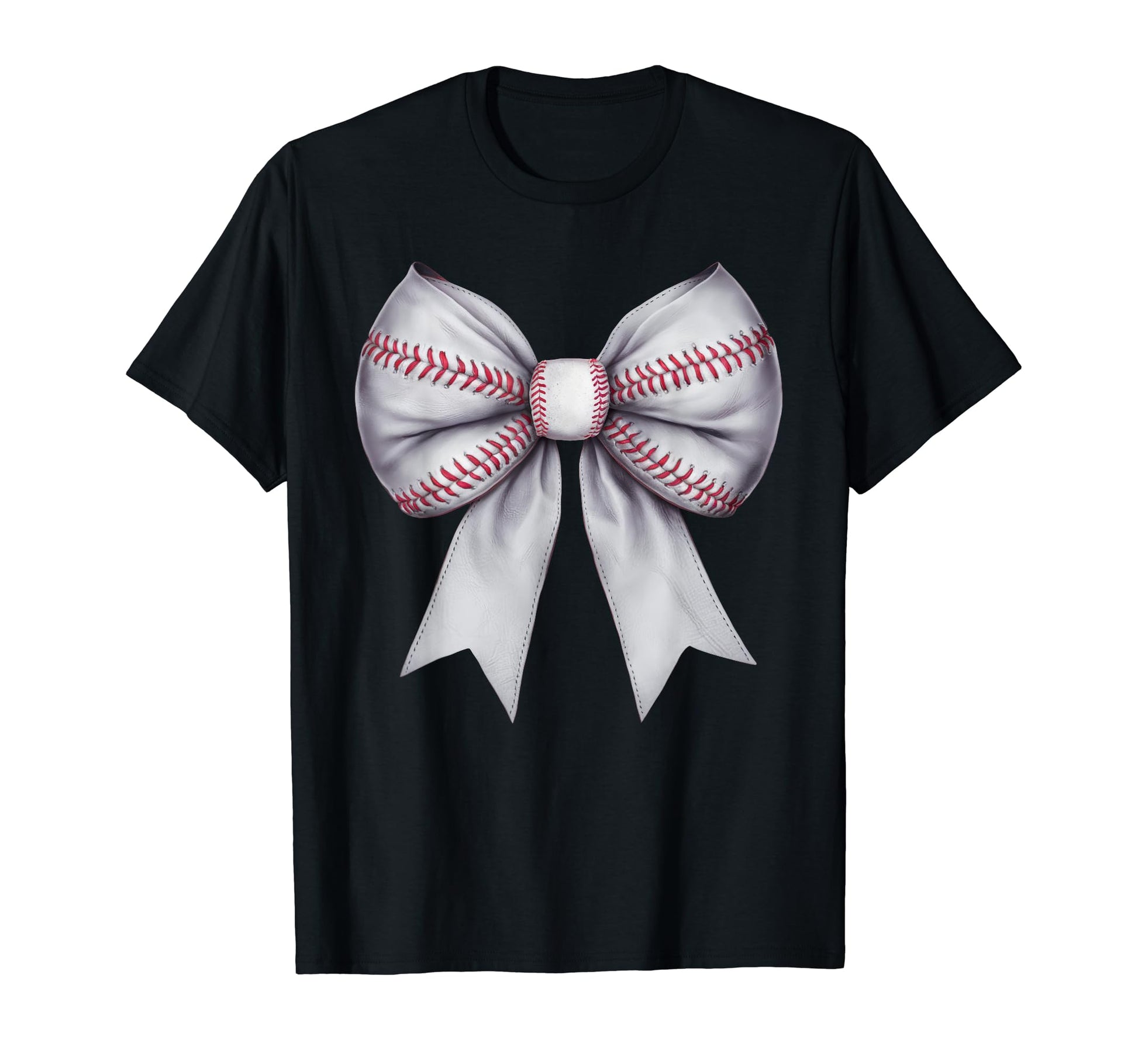 Coquette Bow Funny Baseball Lover T-Shirt - Custom Art Print Men Women - T-Shirt, Sweatshirt, Hoodie