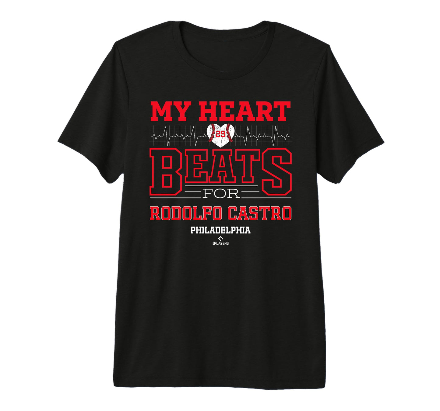 My Heart Beats Rodolfo Castro T-Shirt - Minimalist Print Men Women - T-Shirt, Sweatshirt, Hoodie
