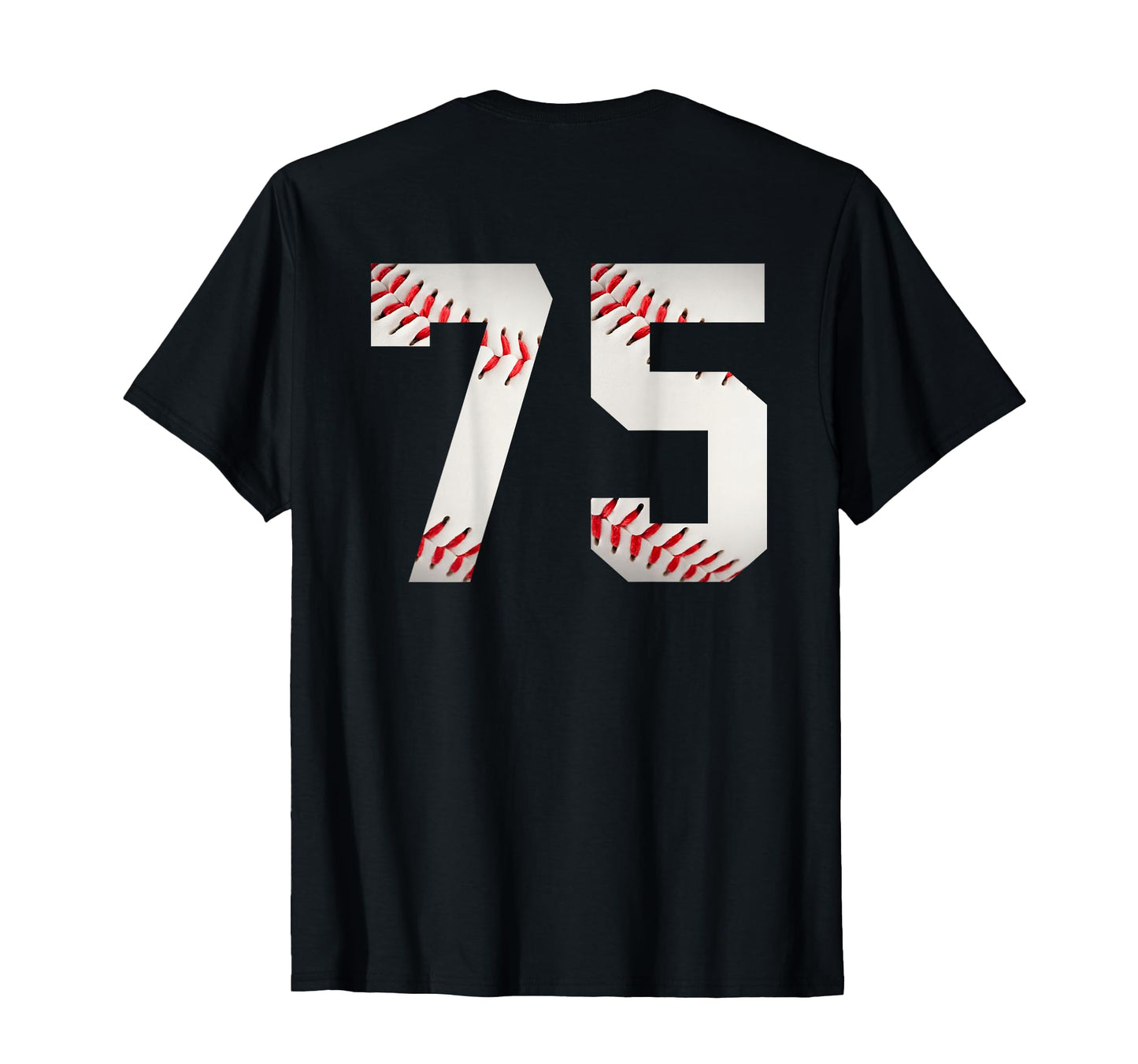 Number 75 Backside Baseball Favorite T-Shirt - Streetwear Style Men Women - T-Shirt, Sweatshirt, Hoodie