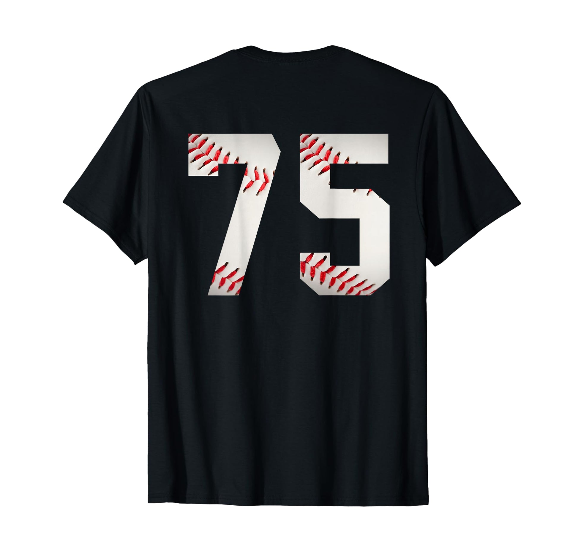 Number 75 Backside Baseball Favorite T-Shirt - Streetwear Style Men Women - T-Shirt, Sweatshirt, Hoodie