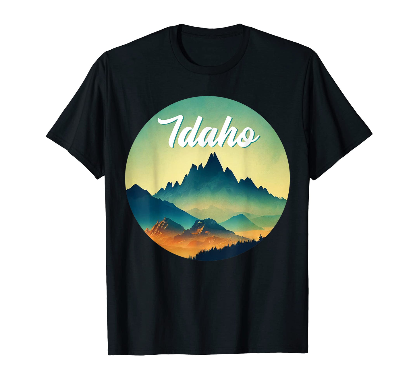 Idaho Mountains Hike National Park T-Shirt - Unique Graphic Unisex - T-Shirt, Sweatshirt, Hoodie