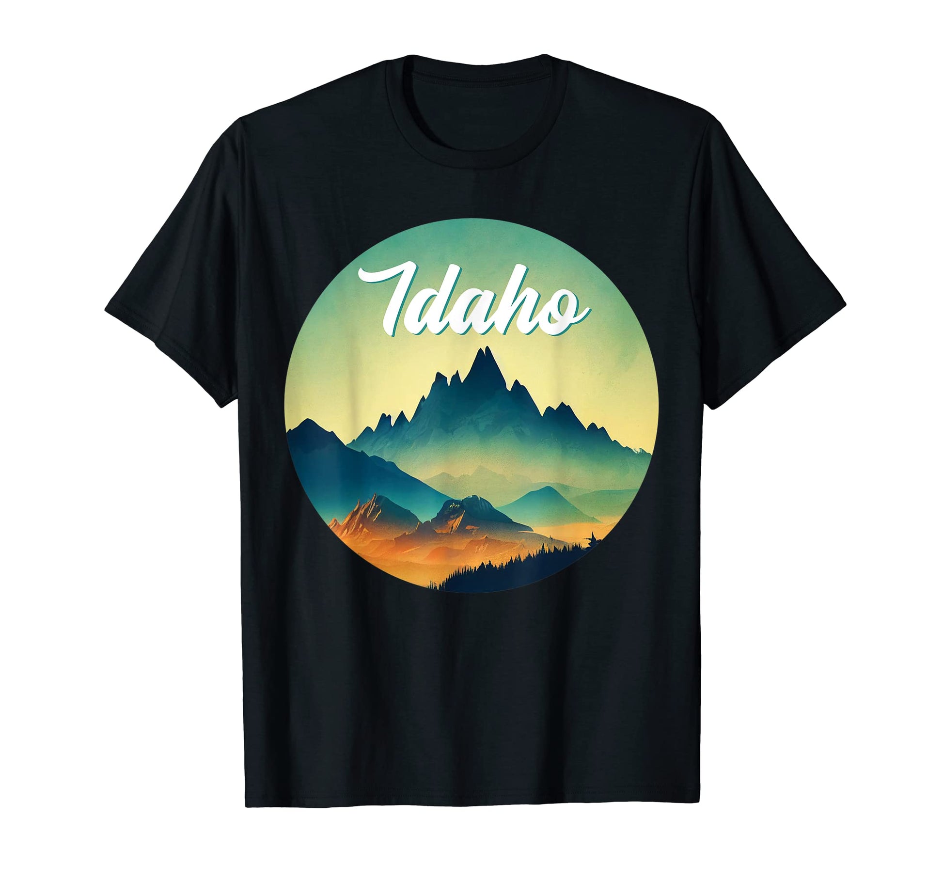 Idaho Mountains Hike National Park T-Shirt - Unique Graphic Unisex - T-Shirt, Sweatshirt, Hoodie