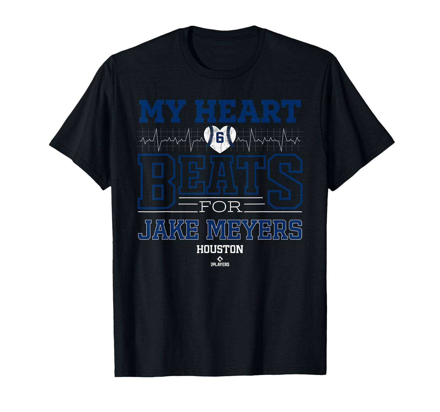 My Heart Beats Jake Meyers Houston T-Shirt - Trendy Graphic for Adults - T-Shirt, Sweatshirt, Hoodie