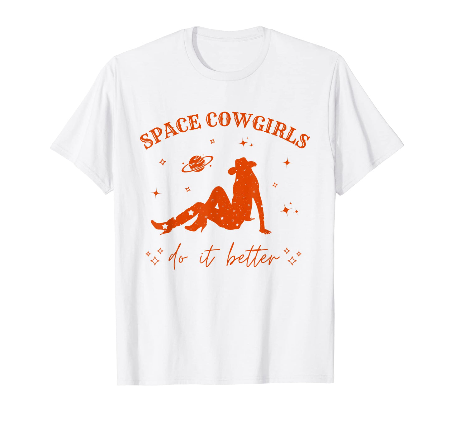 Rodeo Howdy Western Cowboy Cowgirl Space T-Shirt - Novelty Apparel Unisex - T-Shirt, Sweatshirt, Hoodie