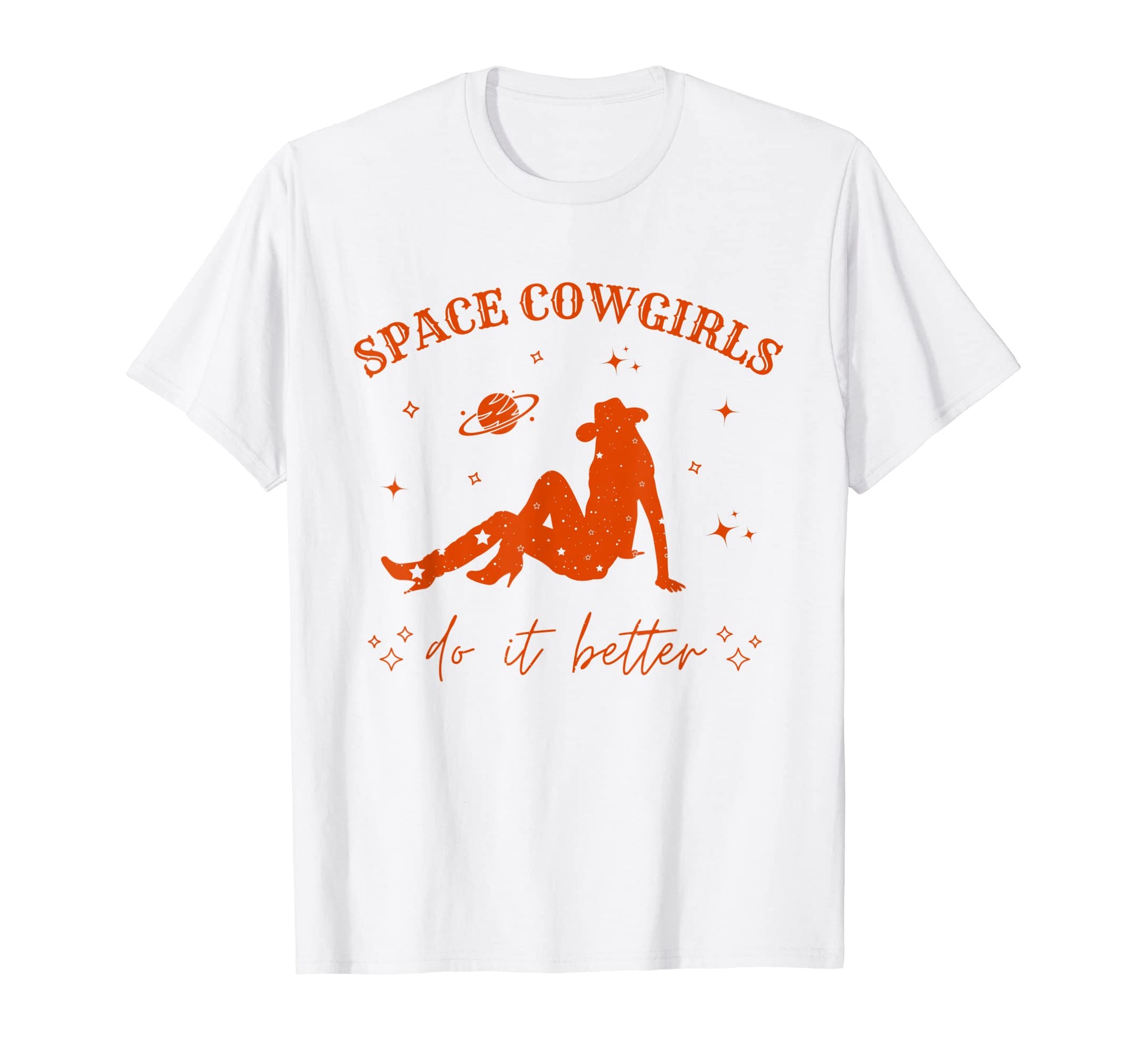 Rodeo Howdy Western Cowboy Cowgirl Space T-Shirt - Novelty Apparel Unisex - T-Shirt, Sweatshirt, Hoodie