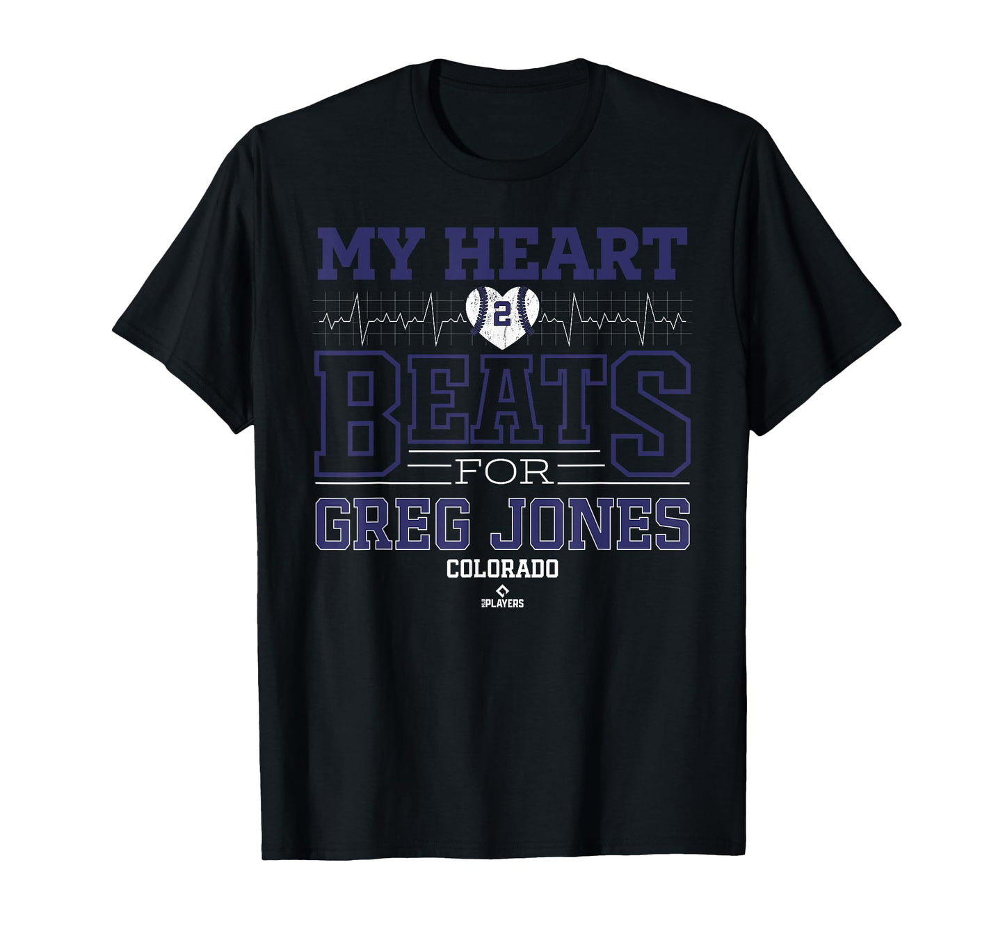 My Heart Beats Greg Jones Colorado T-Shirt - Unique Graphic Men Women - T-Shirt, Sweatshirt, Hoodie