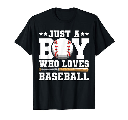 American Sport Just Who Loves Baseball T-Shirt - Graphic Print Unisex - T-Shirt, Sweatshirt, Hoodie
