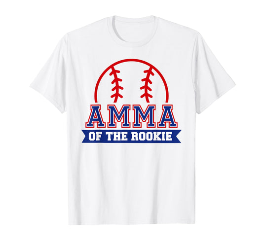 Amma Rookie 1St Birthday Baseball T-Shirt - Novelty Apparel Men Women - T-Shirt, Sweatshirt, Hoodie