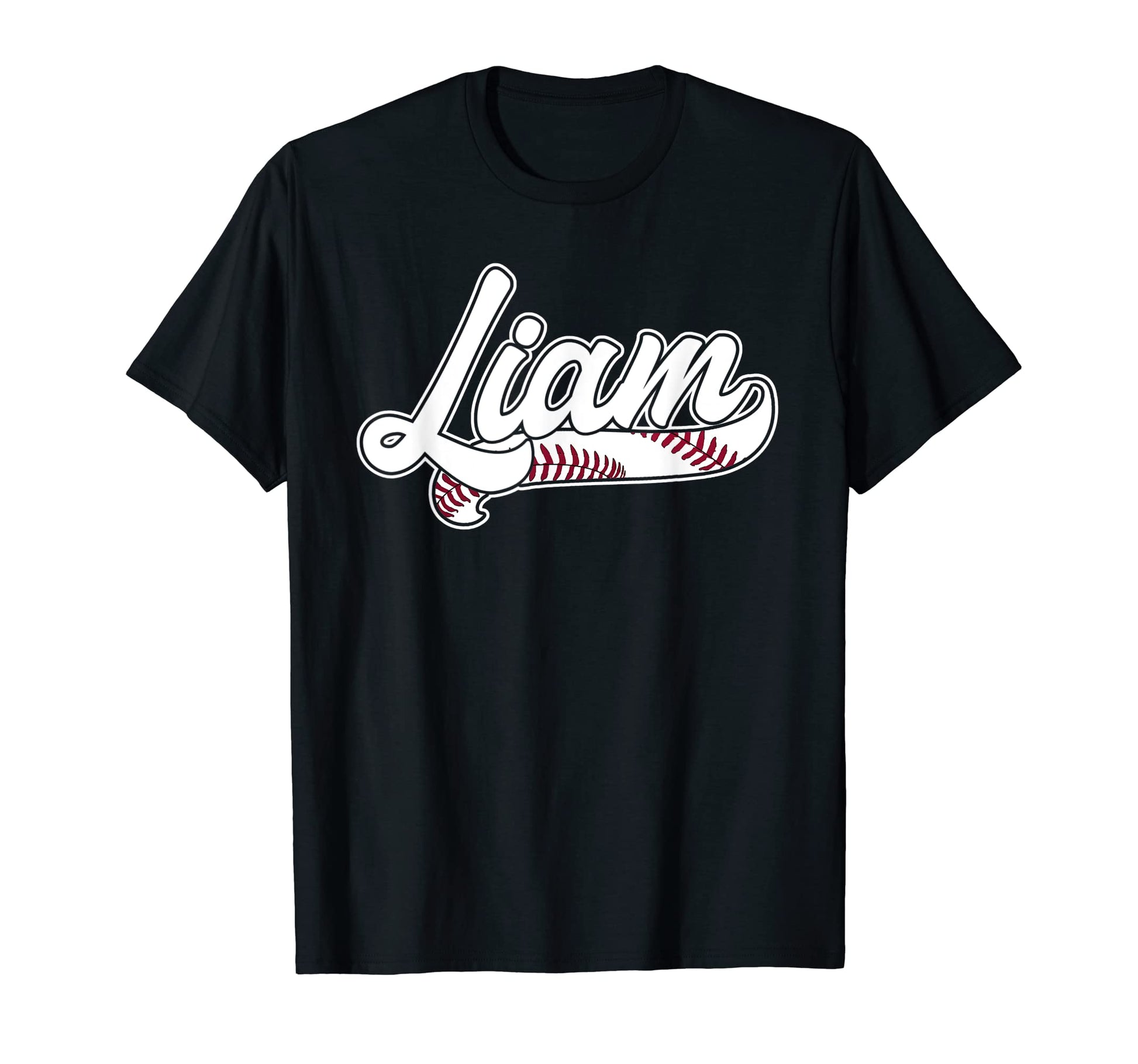Liam Personalized Baseball Fan Birthday T-Shirt - Aesthetic Graphic Unisex - T-Shirt, Sweatshirt, Hoodie