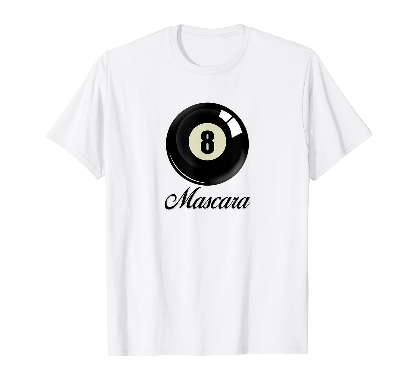Mascara 8Ball Coquette Ribbon Bow T-Shirt - Minimalist Print Men Women - T-Shirt, Sweatshirt, Hoodie