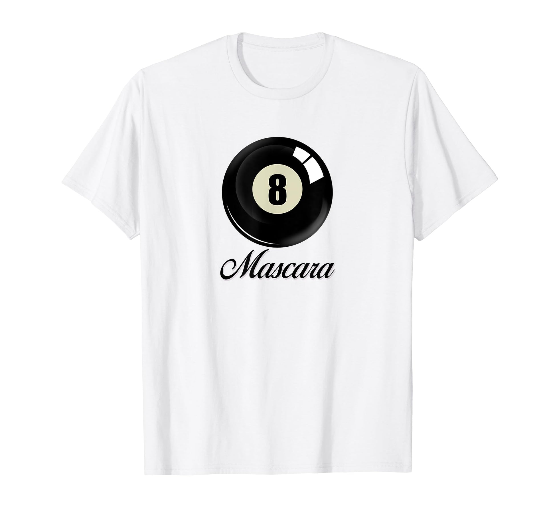 Mascara 8Ball Coquette Ribbon Bow T-Shirt - Minimalist Print Men Women - T-Shirt, Sweatshirt, Hoodie
