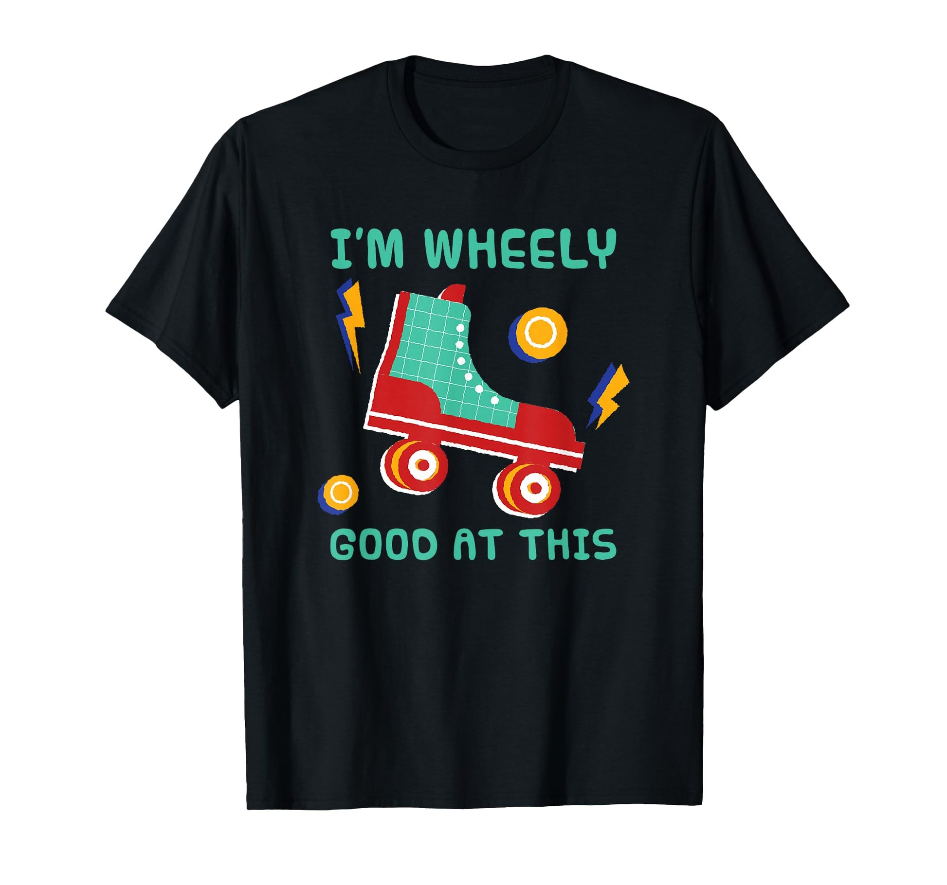Roller Skates Derby Skater 70S Roller T-Shirt - Graphic Print for Adults - T-Shirt, Sweatshirt, Hoodie