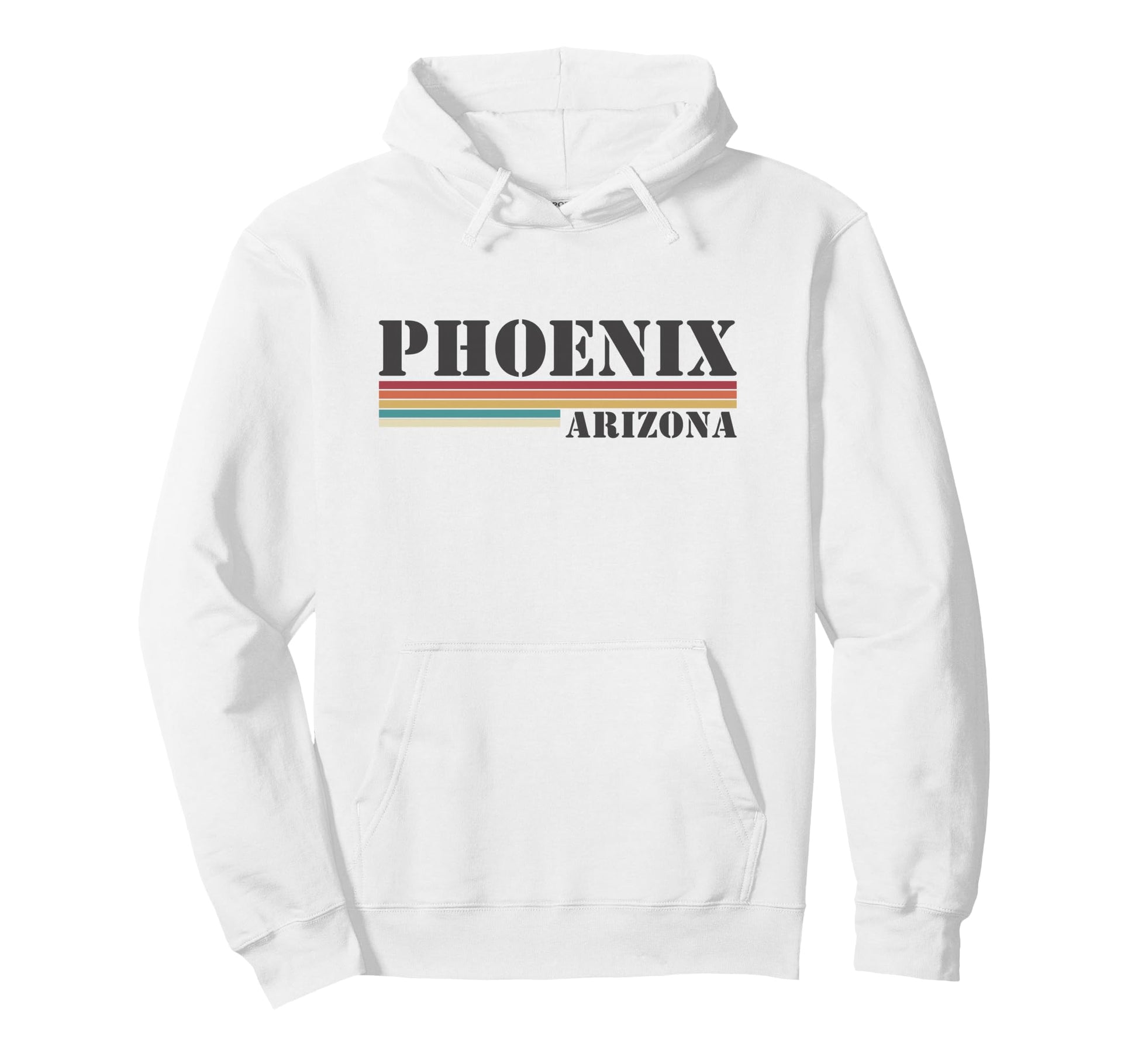 Phoenix Arizona Stripes Hoodie - Fun Novelty Design Men Women - T-Shirt, Sweatshirt, Hoodie