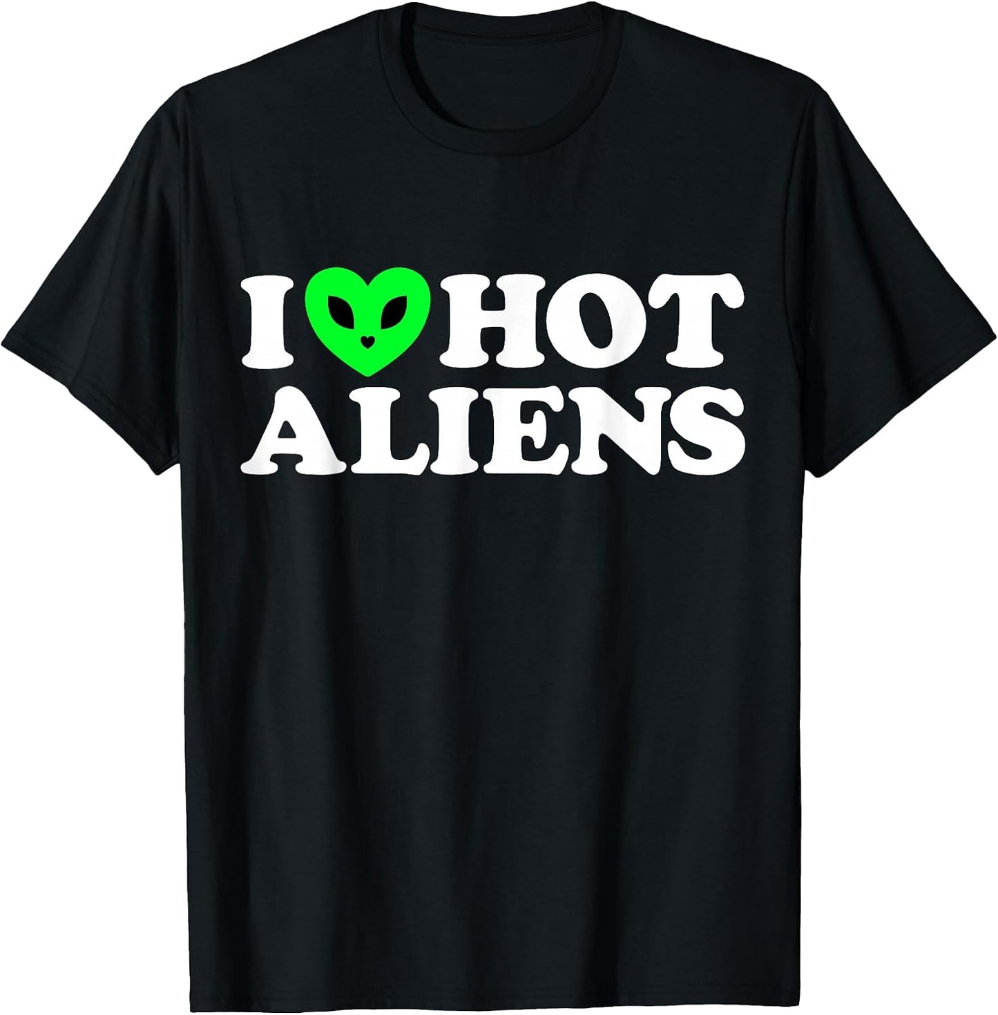 I Heart Hot Aliens Cosmic Creature Fan Art Designs - Adult & Kids T-Shirts, Sweatshirts & Hoodies apparel design preview 1