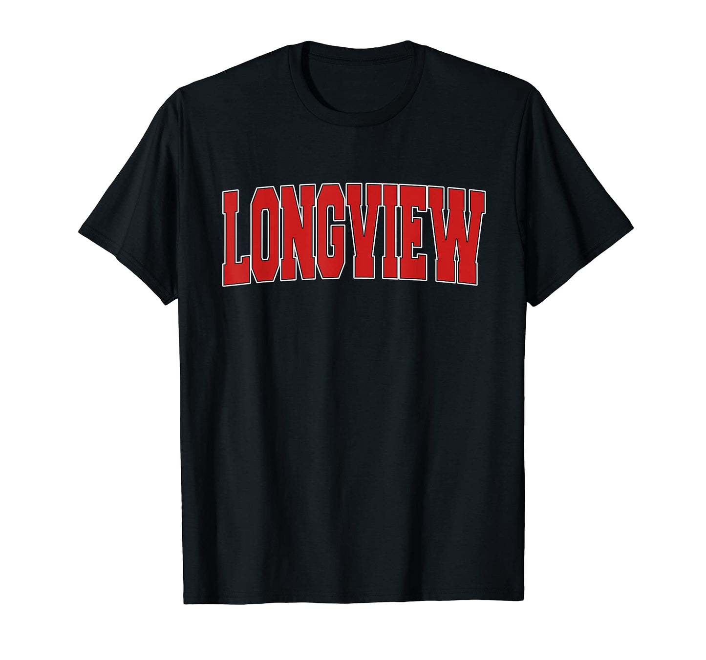 Longview Wa Washington Varsity Usa Sports T-Shirt - Custom Art Print Unisex - T-Shirt, Sweatshirt, Hoodie