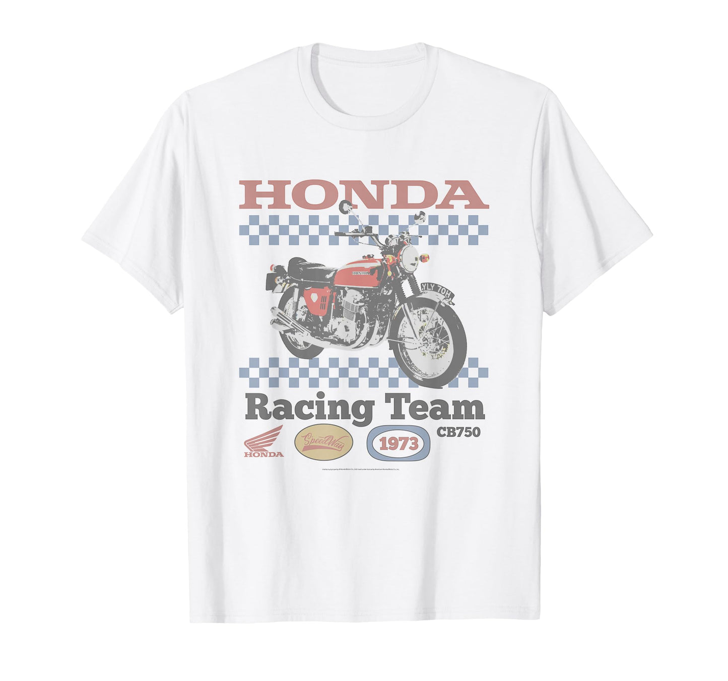 Honda Cb750 Motorcycle Racing 1973 T-Shirt - Graphic Print Men Women - T-Shirt, Sweatshirt, Hoodie