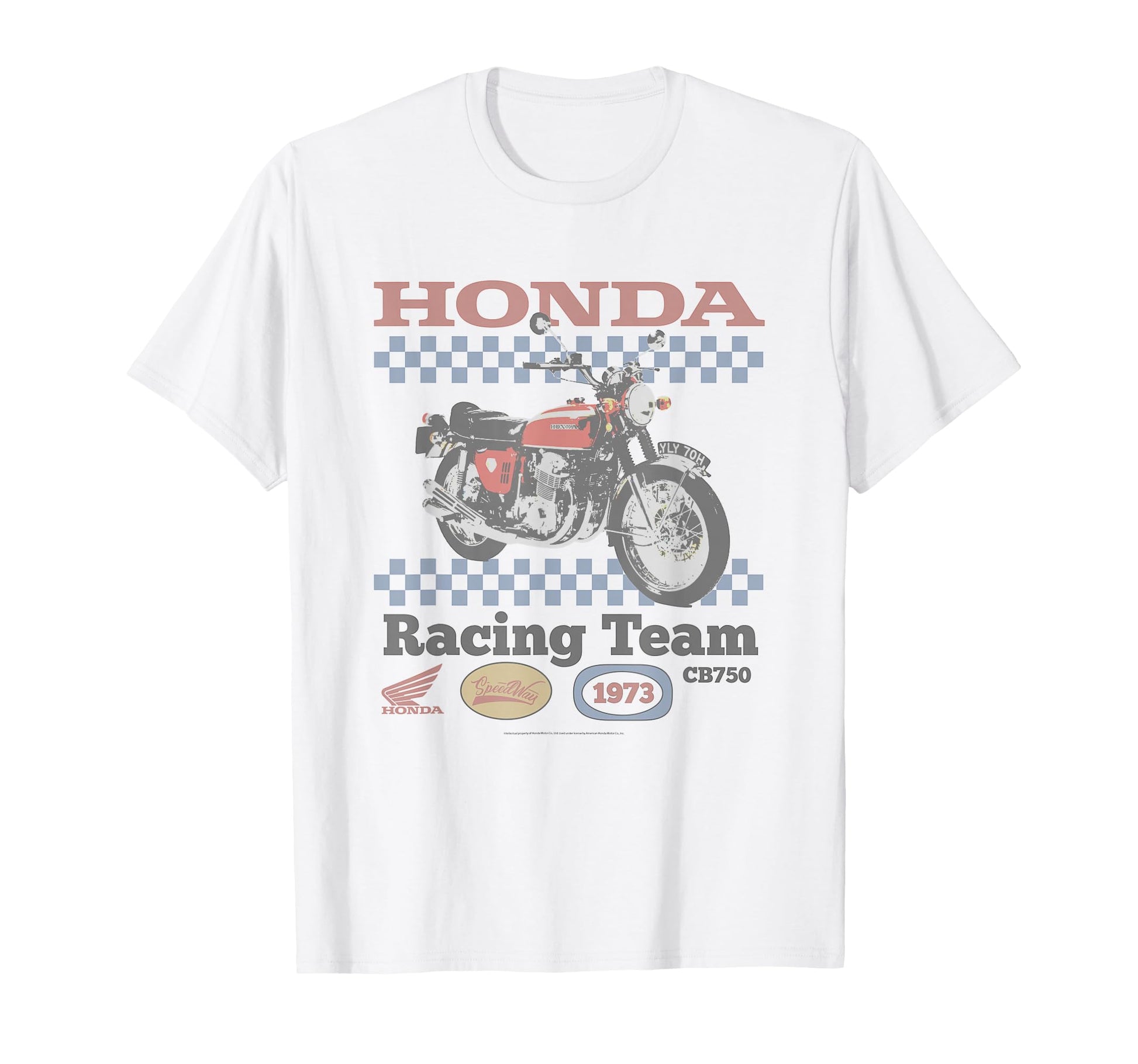 Honda Cb750 Motorcycle Racing 1973 T-Shirt - Graphic Print Men Women - T-Shirt, Sweatshirt, Hoodie