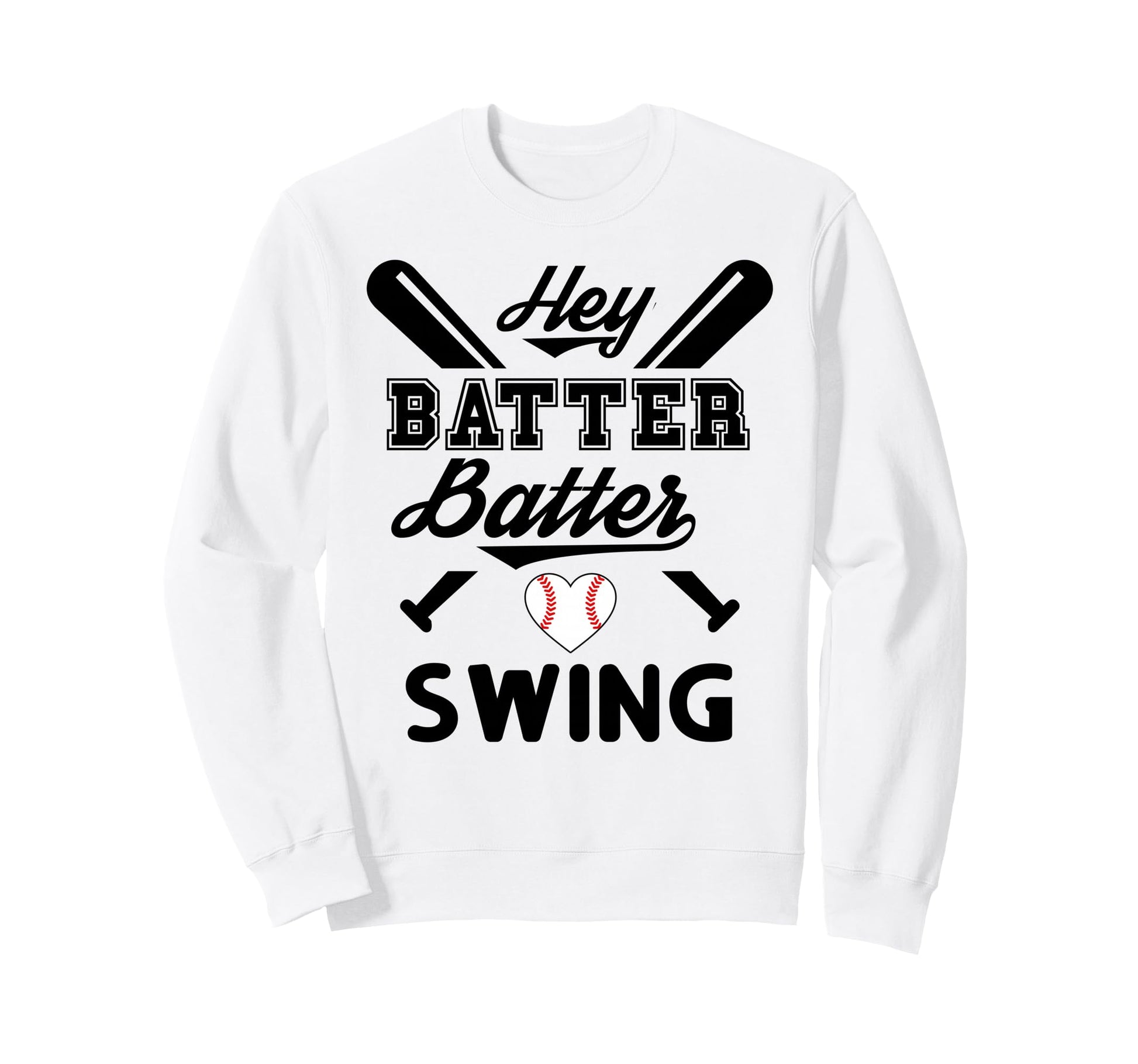 Funny Baseball Batter Batter Swing Sweatshirt - Minimalist Print Men Women - T-Shirt, Sweatshirt, Hoodie