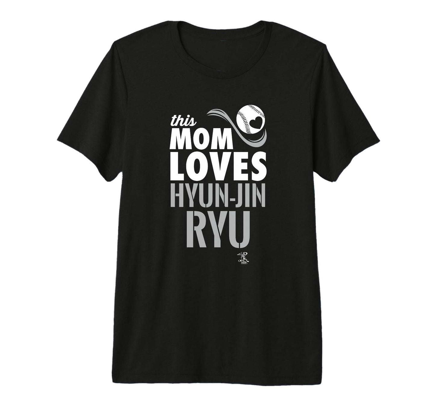 Hyun Jin Ryu This Mom Loves Tri Blend T-Shirt - Custom Art Print for Adults - T-Shirt, Sweatshirt, Hoodie