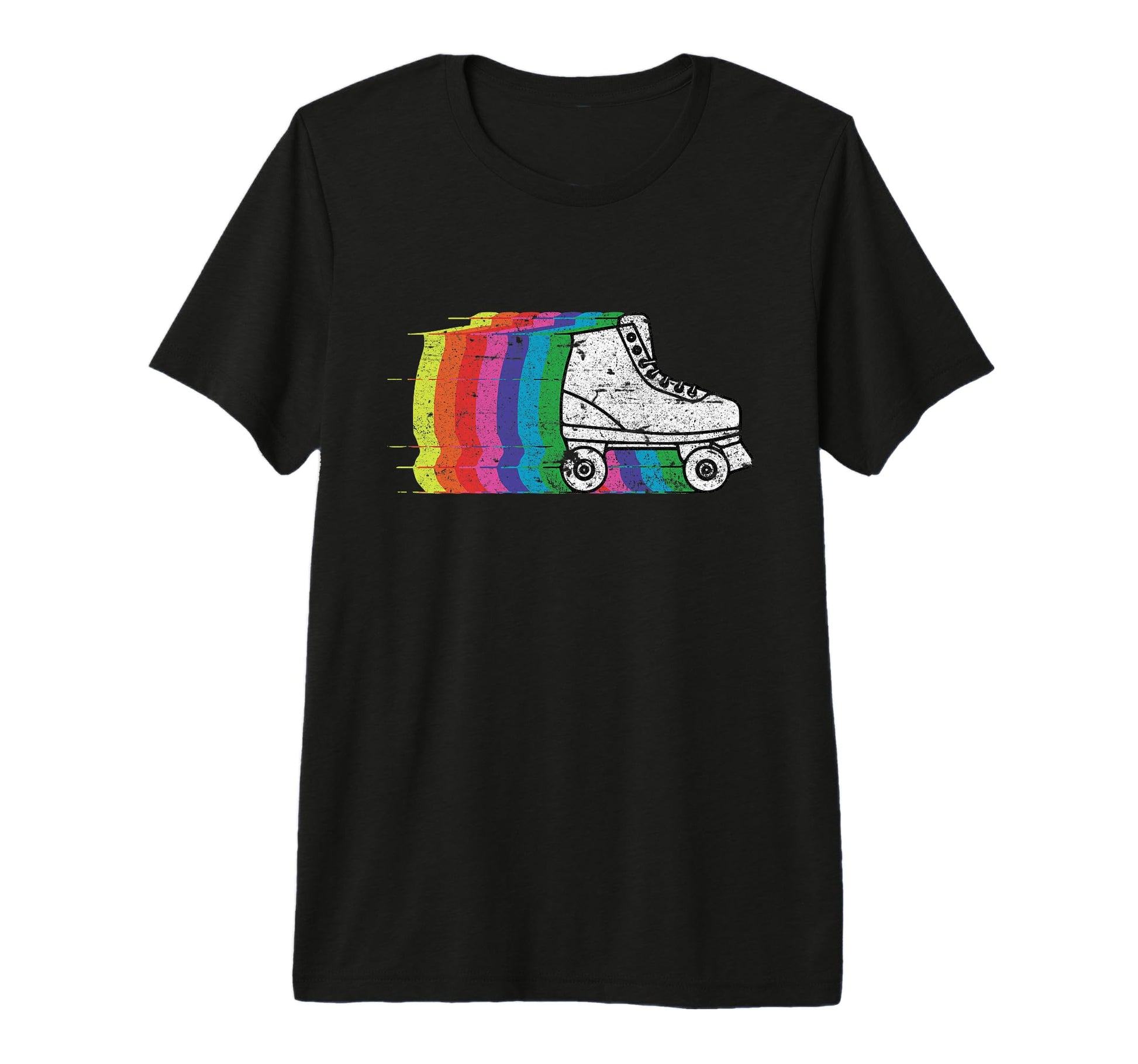 Roller Skate Skating 70S Gift Tri Blend T-Shirt - Graphic Print Men Women - T-Shirt, Sweatshirt, Hoodie