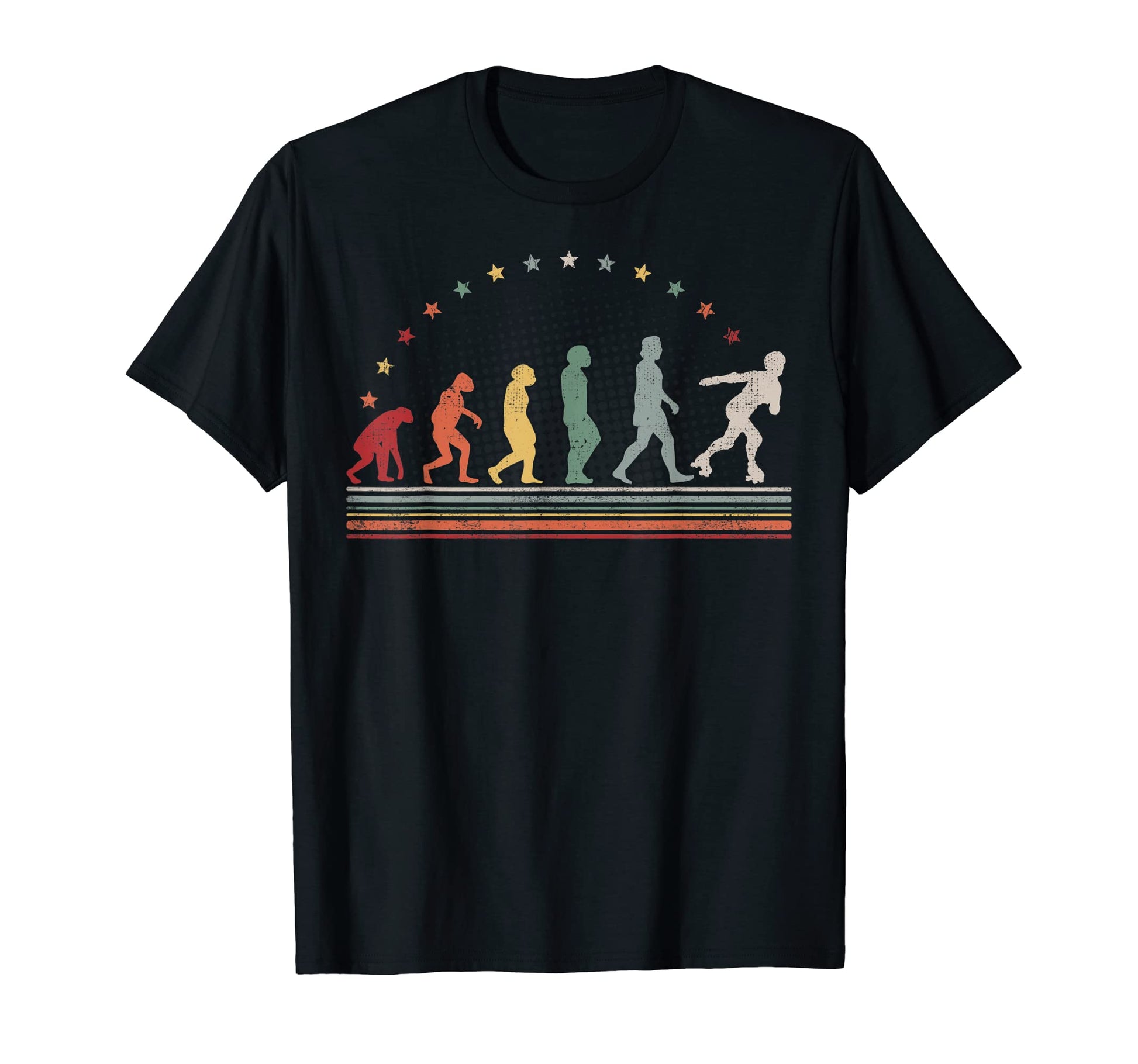Evolution Skating Hobby Roller T-Shirt - Fun Novelty Design for Adults - T-Shirt, Sweatshirt, Hoodie