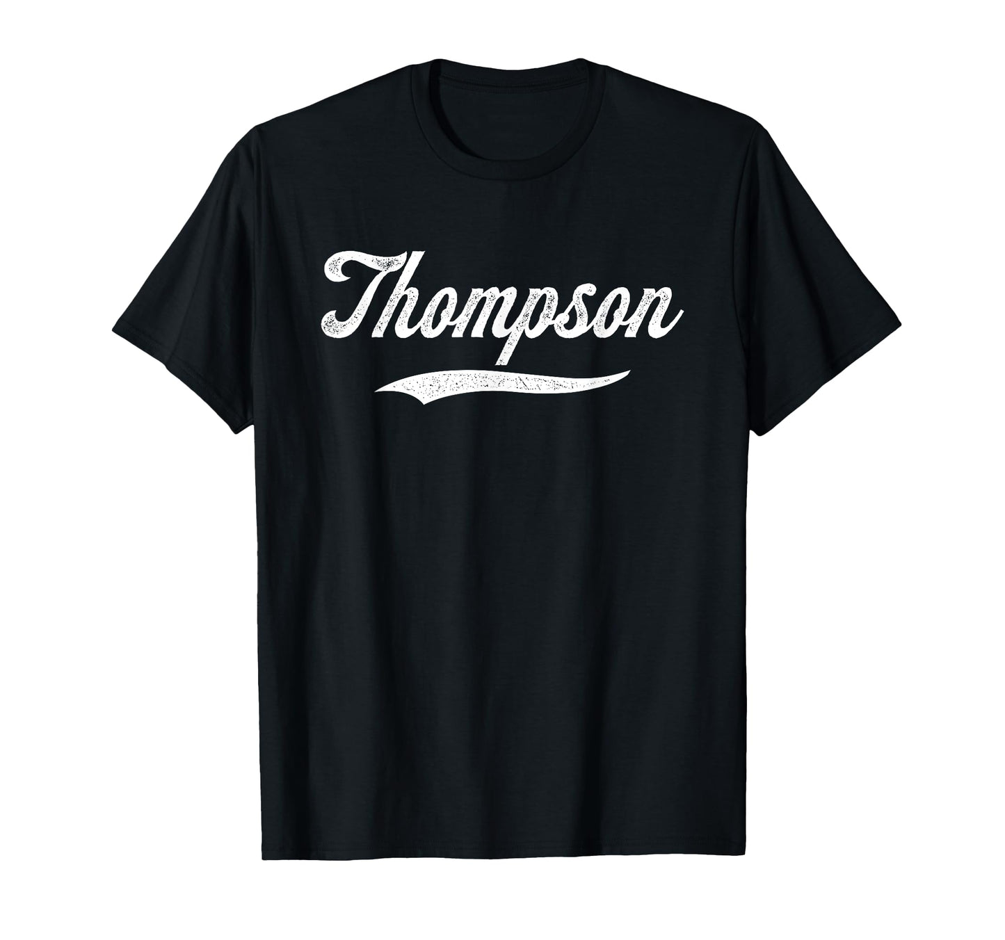 Distressed Script Justice Thompson T-Shirt - Trendy Graphic for Adults - T-Shirt, Sweatshirt, Hoodie